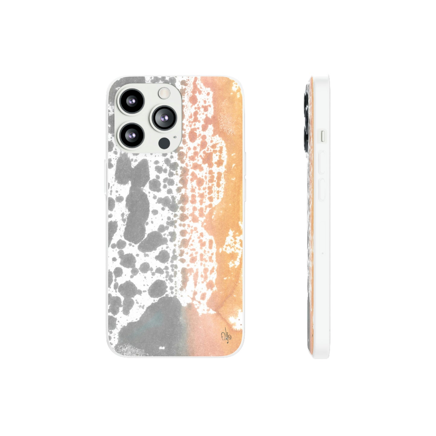 iPhone and Samsung Galaxy Flexi Phone Case Lava Waterfall - Alja Design