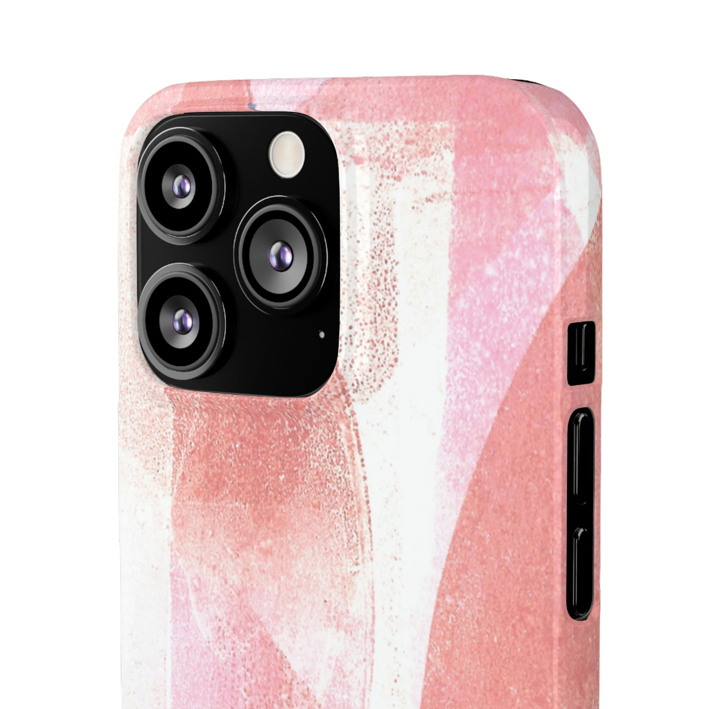 iPhone Samsung Galaxy Pixel5G Snap Case Phone Case Red Glass