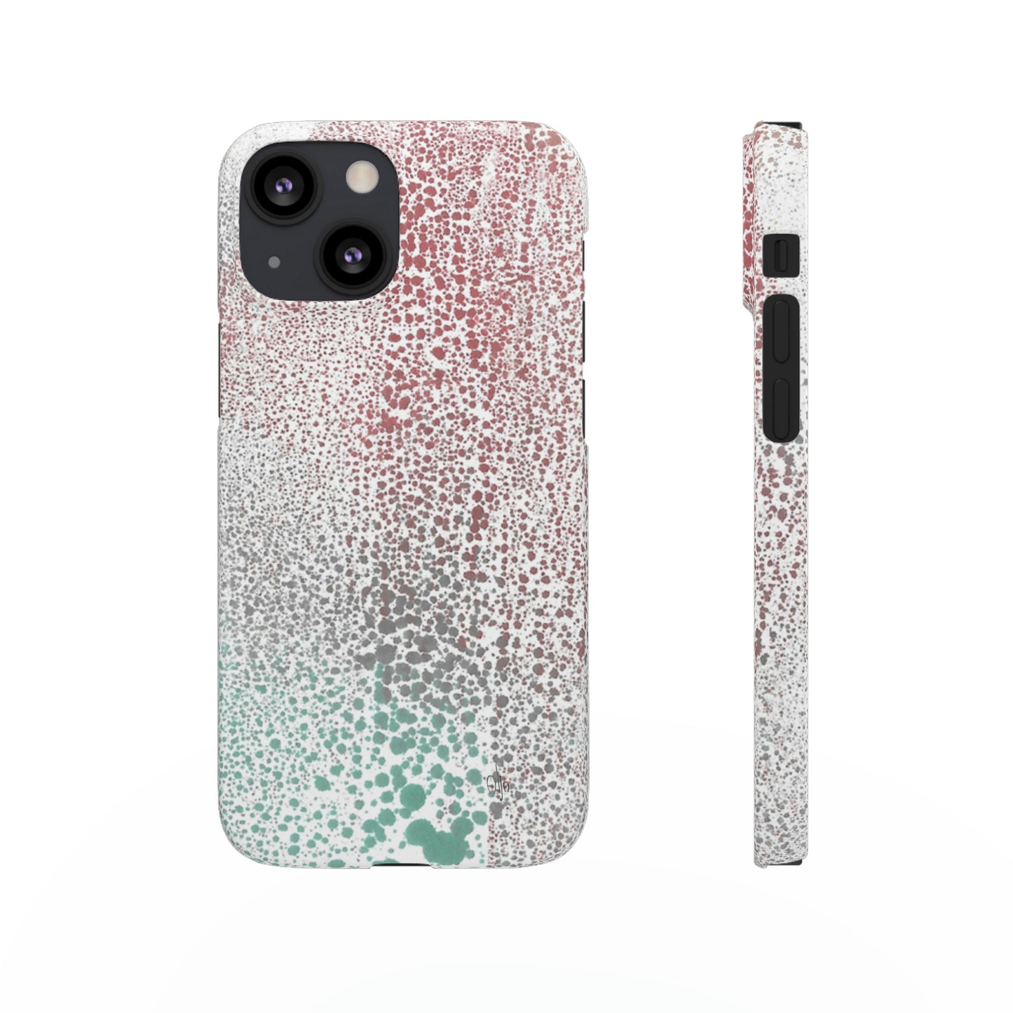 iPhone Samsung Galaxy Pixel5G Snap Case Phone Case Gradient Drip - Alja Design