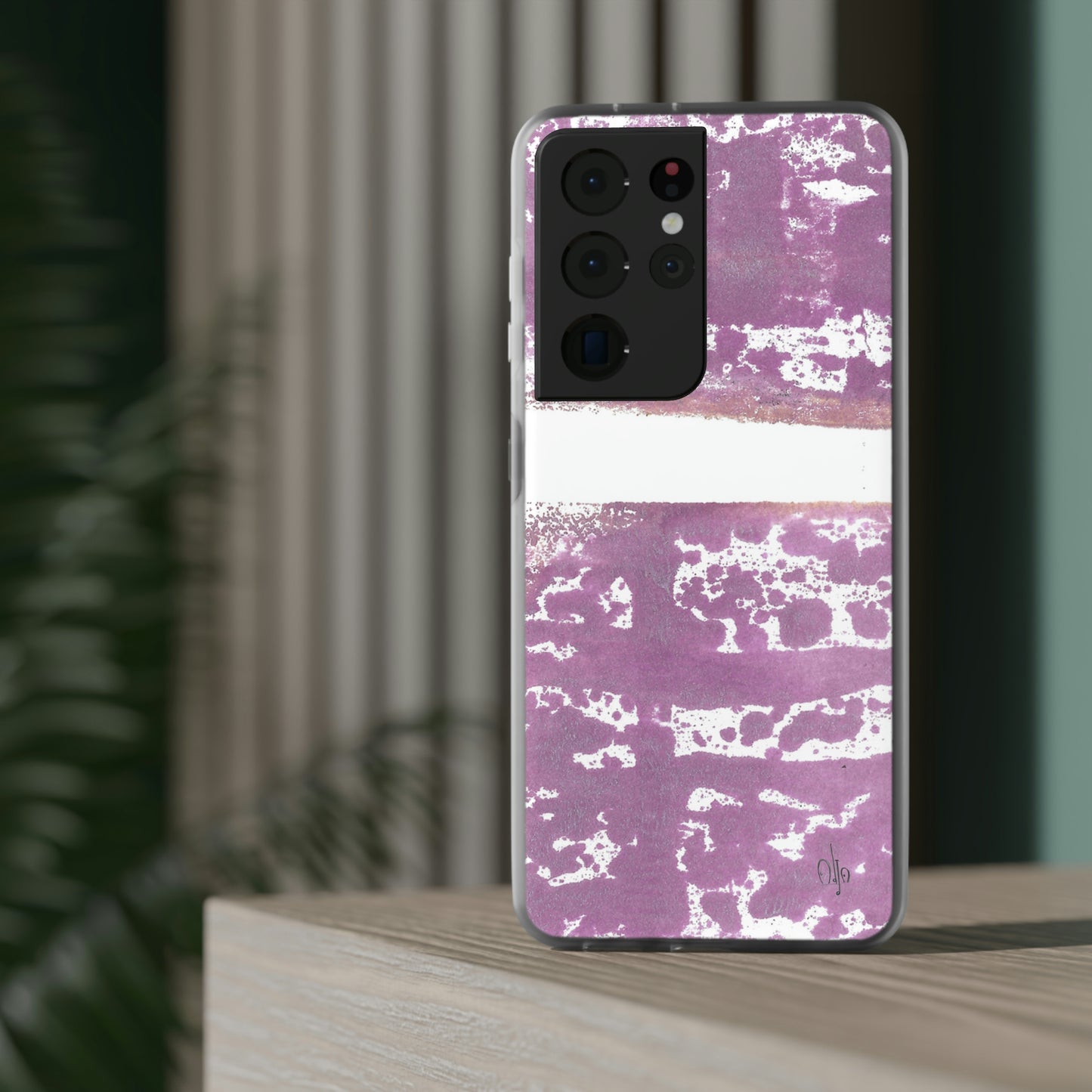 iPhone and Samsung Galaxy Flexi Phone Case Purple Horizon - Alja Design