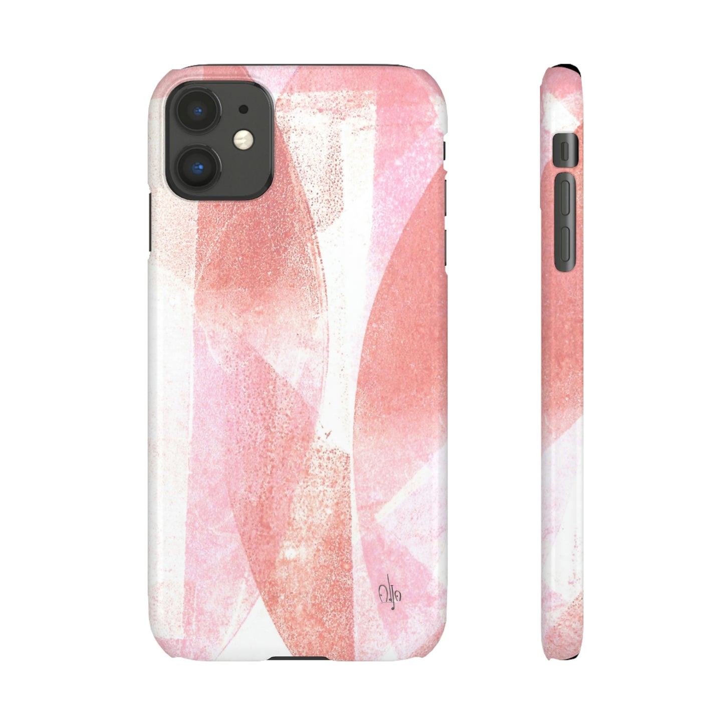 iPhone Samsung Galaxy Pixel5G Snap Case Phone Case Red Glass