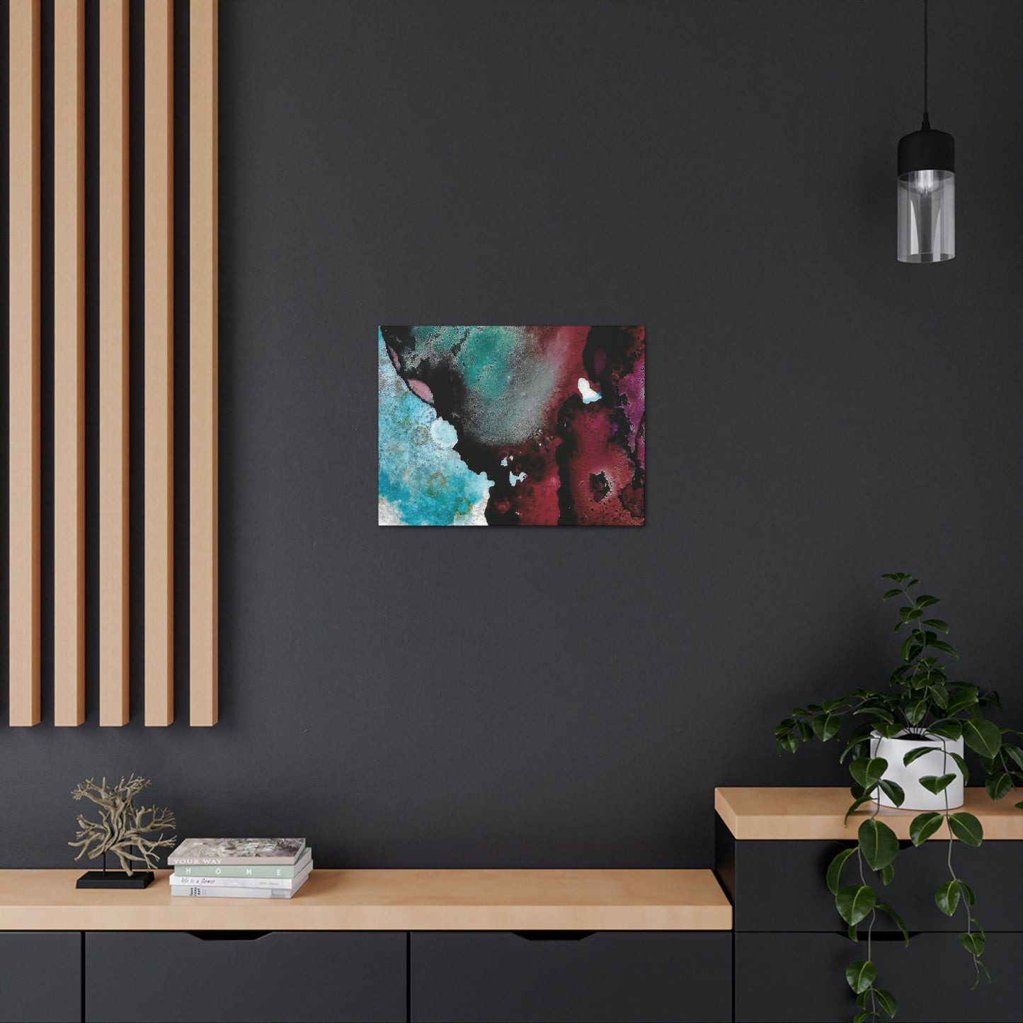 Inner Space 6 Canvas Print - Alja Design