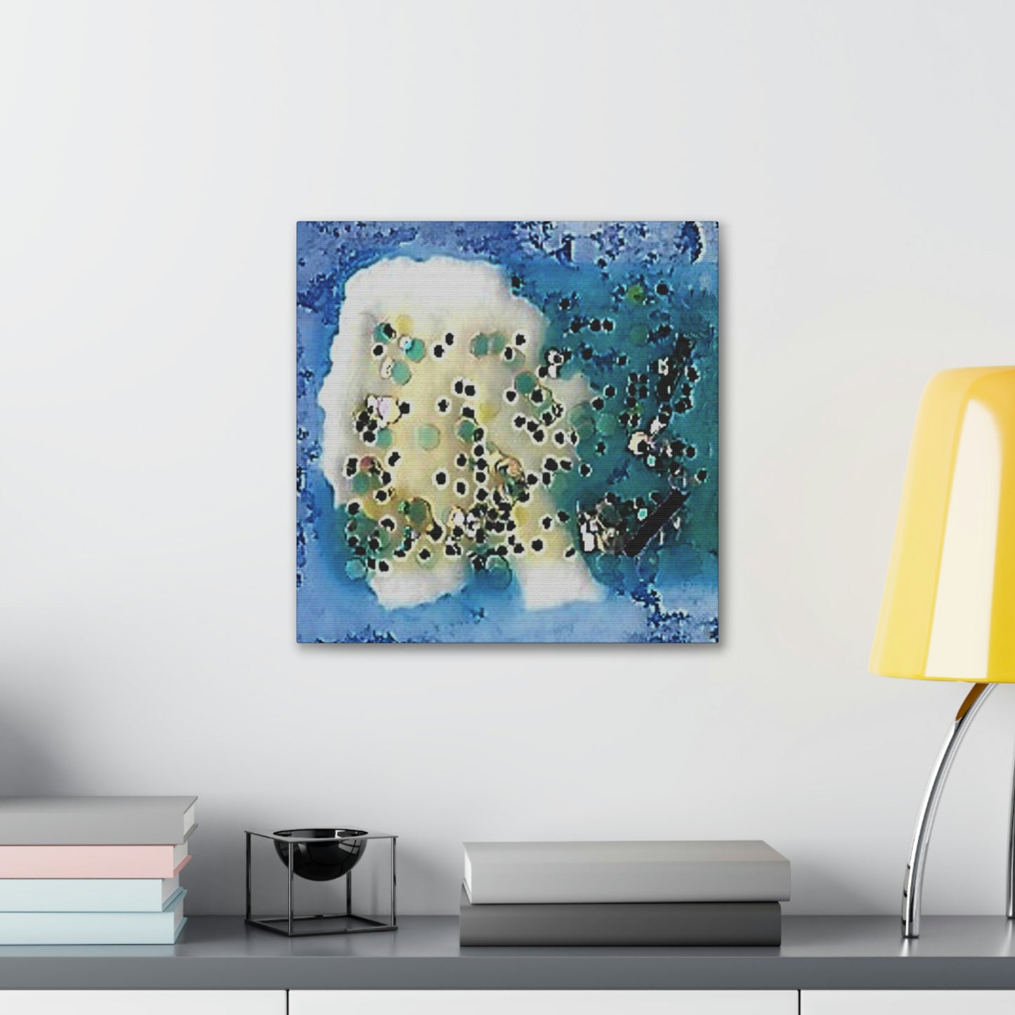 Fractal Blue 8 Canvas Print - Alja Design