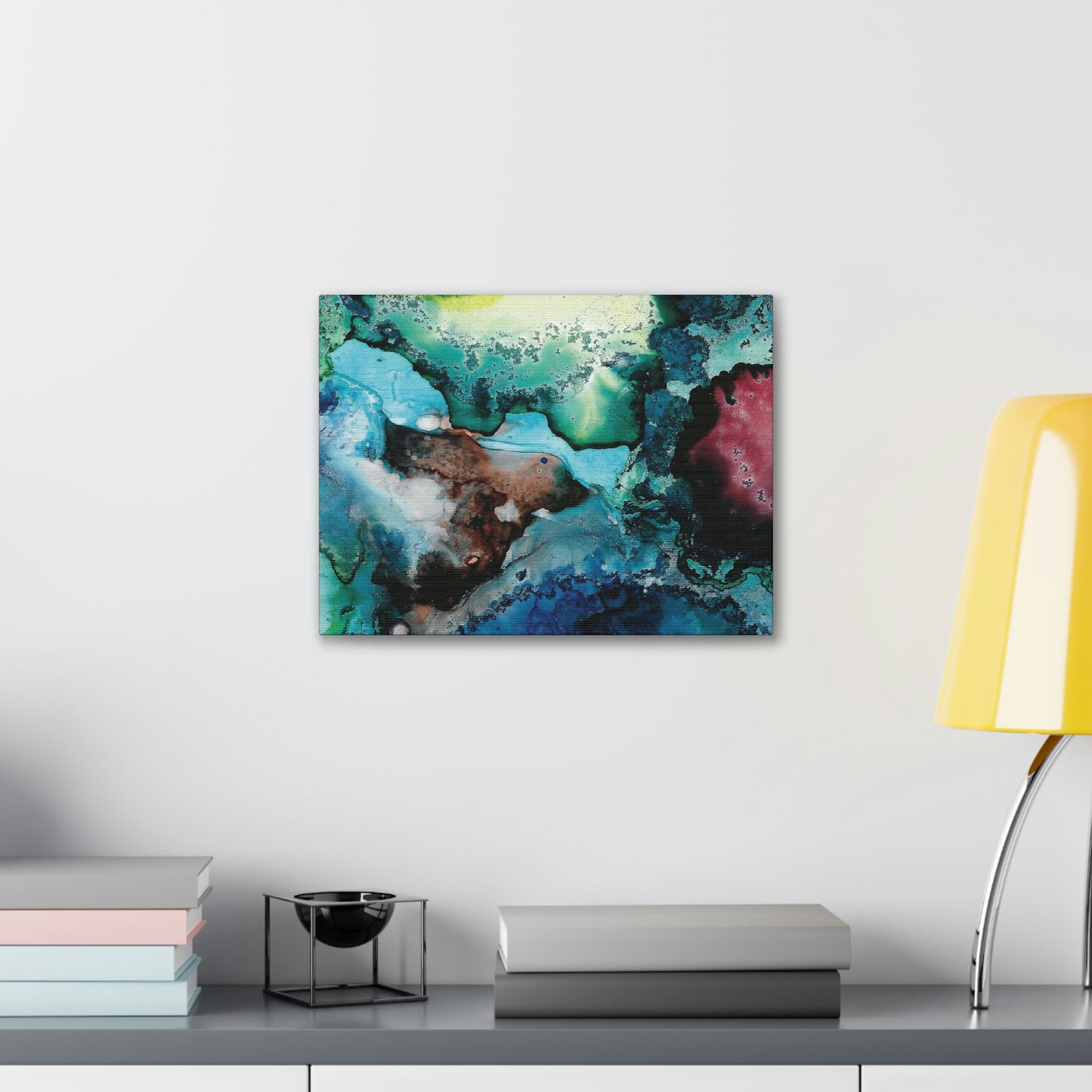 Inner Space 18 Canvas Print - Alja Design
