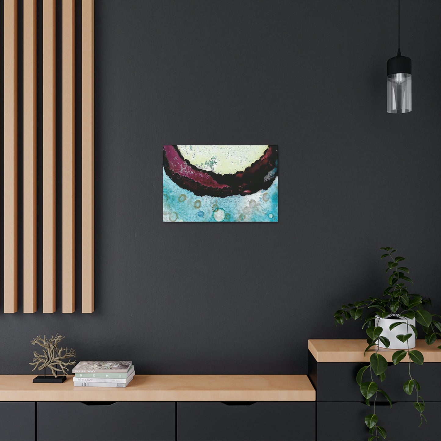 Inner Space 7 Canvas Print - Alja Design