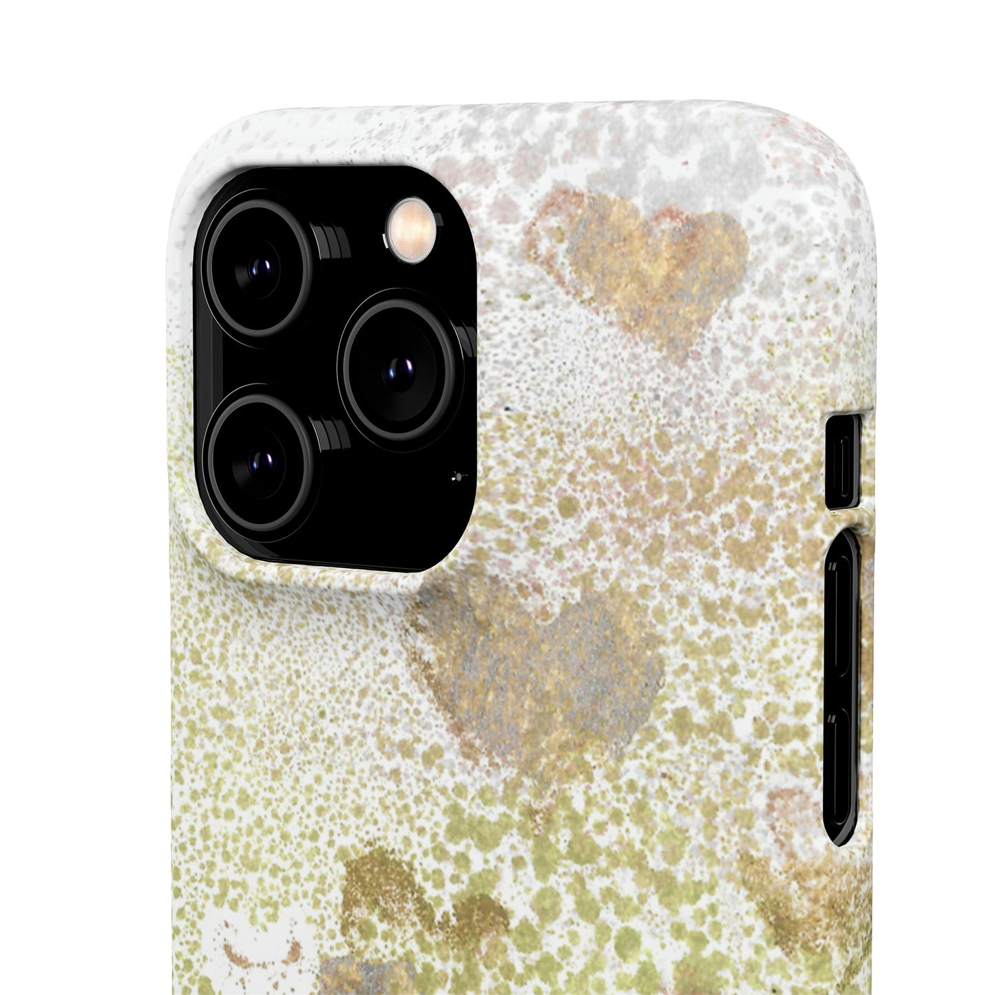 iPhone Samsung Galaxy Pixel5G Snap Case Phone Case Green Hearts - Alja Design