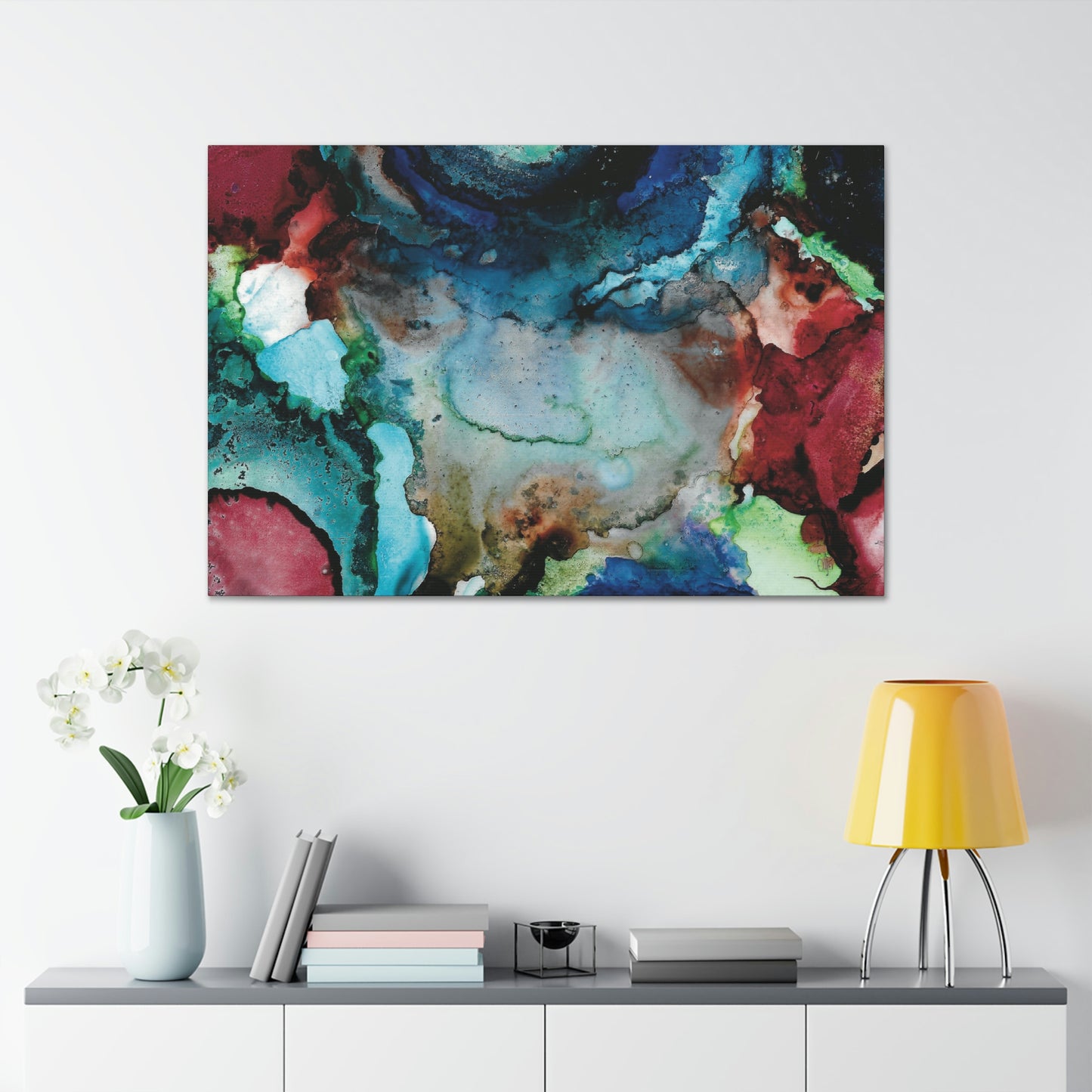 Inner Space 19 Canvas Print - Alja Design