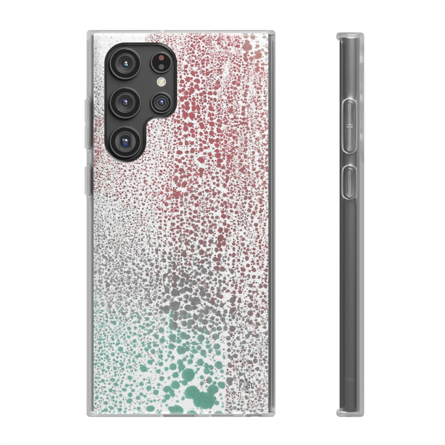 iPhone and Samsung Galaxy Flexi Phone Case Gradient Drip - Alja Design