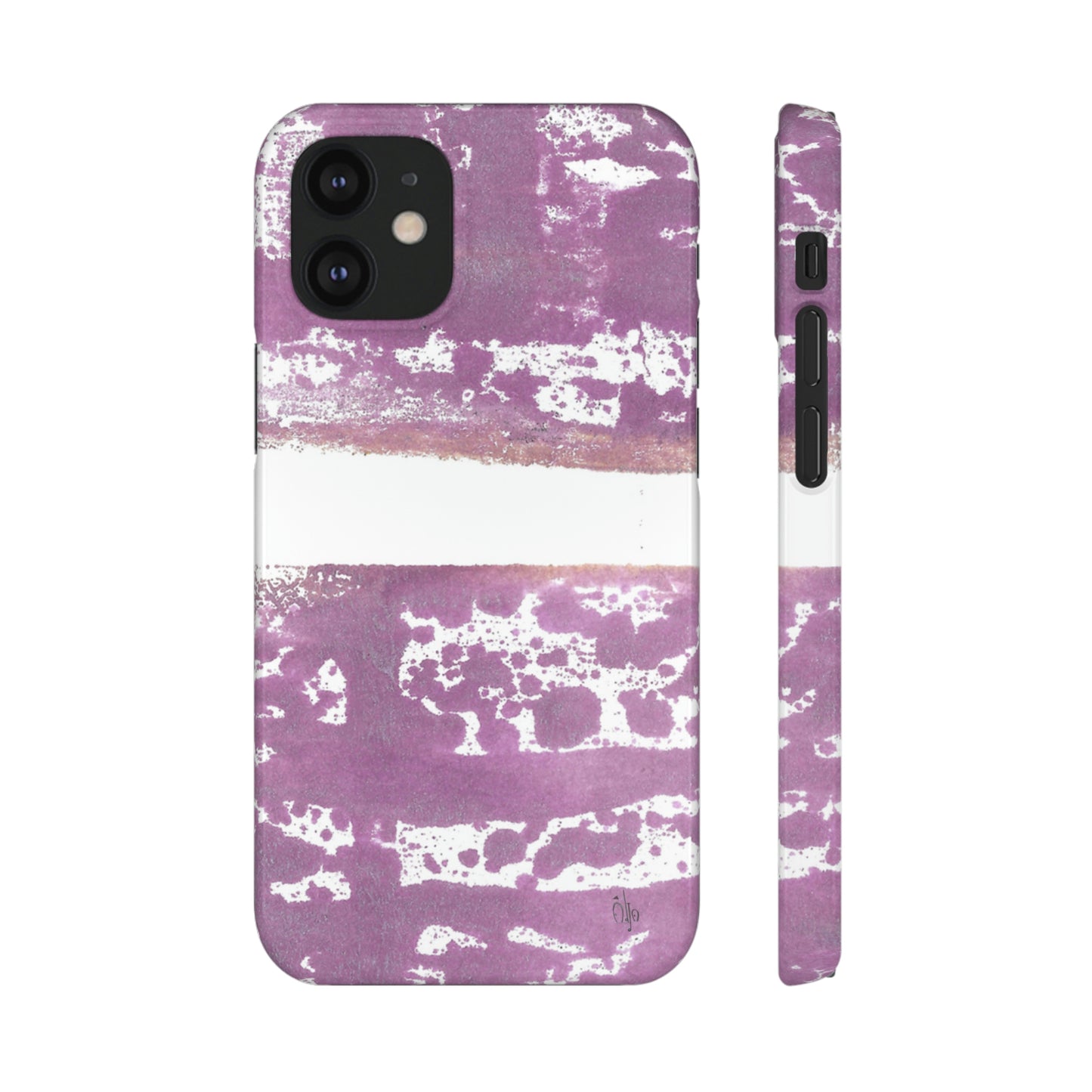 iPhone Samsung Galaxy Pixel5G Snap Case Phone Case Purple Horizon - Alja Design