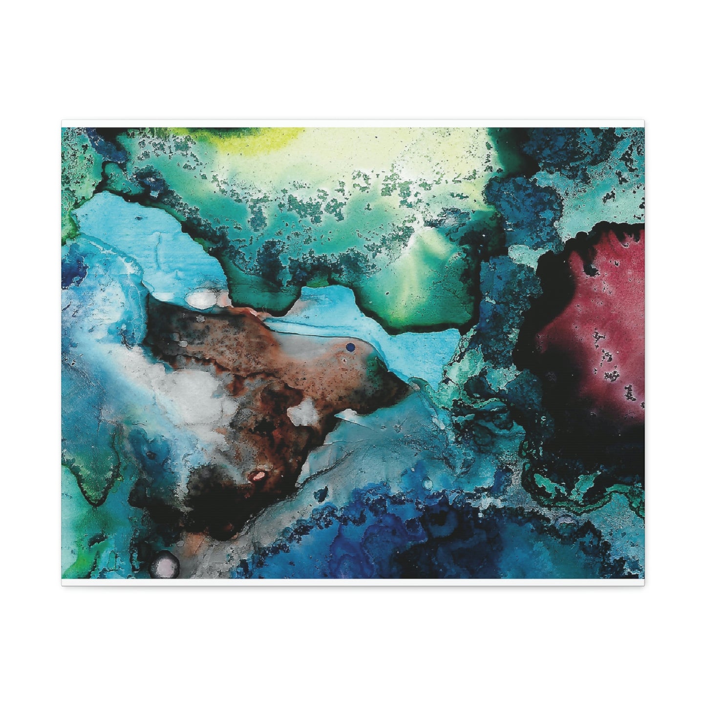 Inner Space 18 Canvas Print - Alja Design
