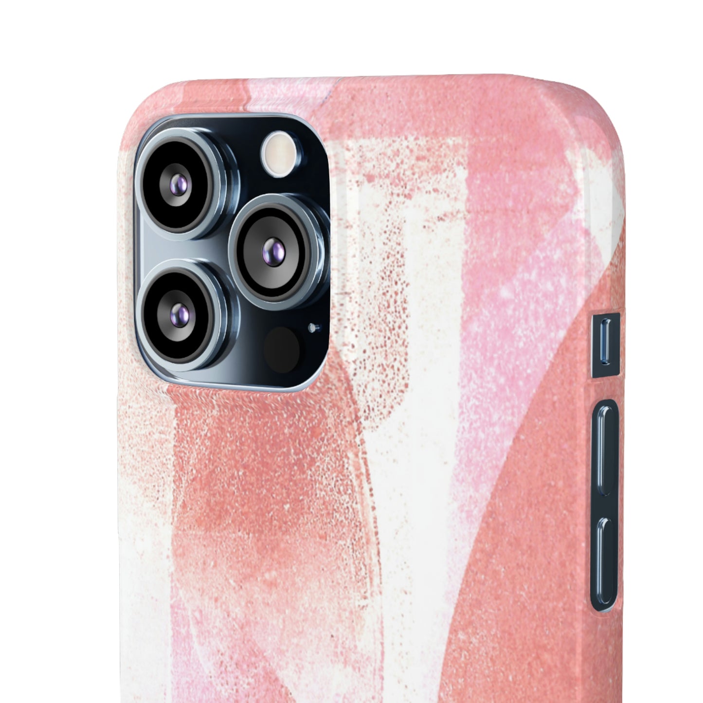 iPhone Samsung Galaxy Pixel5G Snap Case Phone Case Red Glass