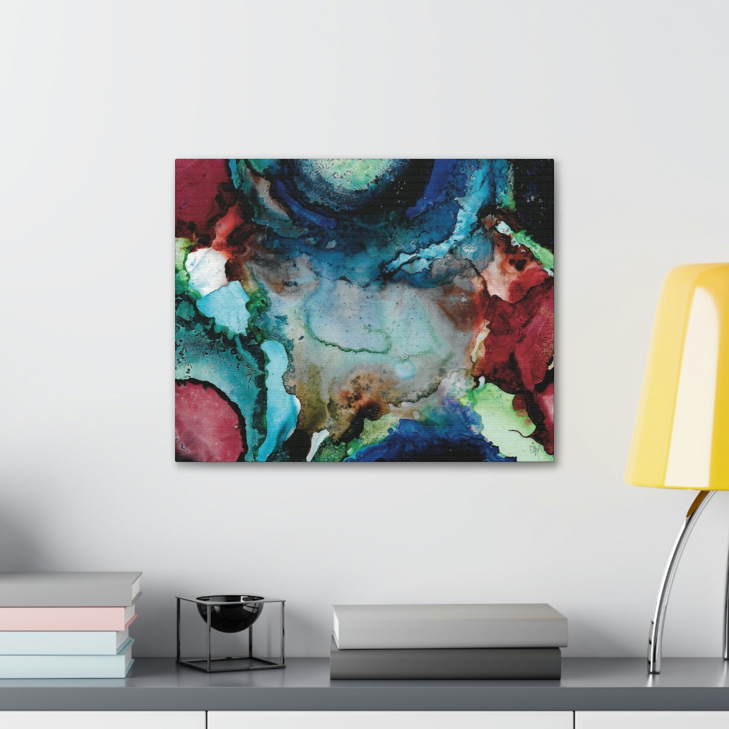 Inner Space 19 Canvas Print - Alja Design