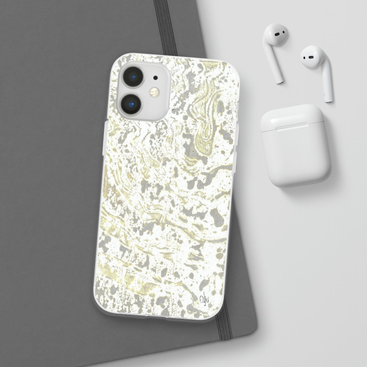 iPhone and Samsung Galaxy Flexi Phone Case Sandy Shells - Alja Design