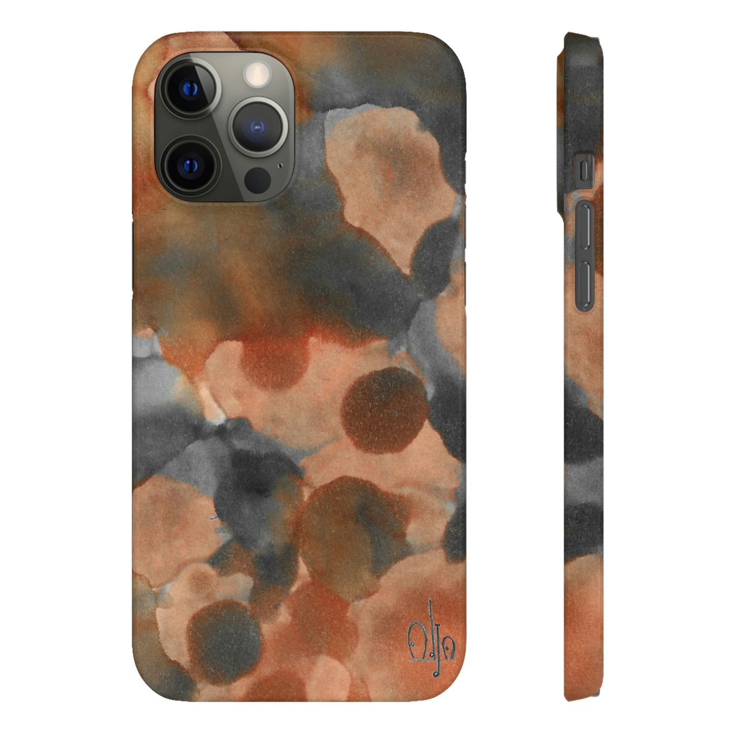 iPhone Samsung Galaxy Pixel5G Snap Case Phone Case Cool Magma - Alja Design