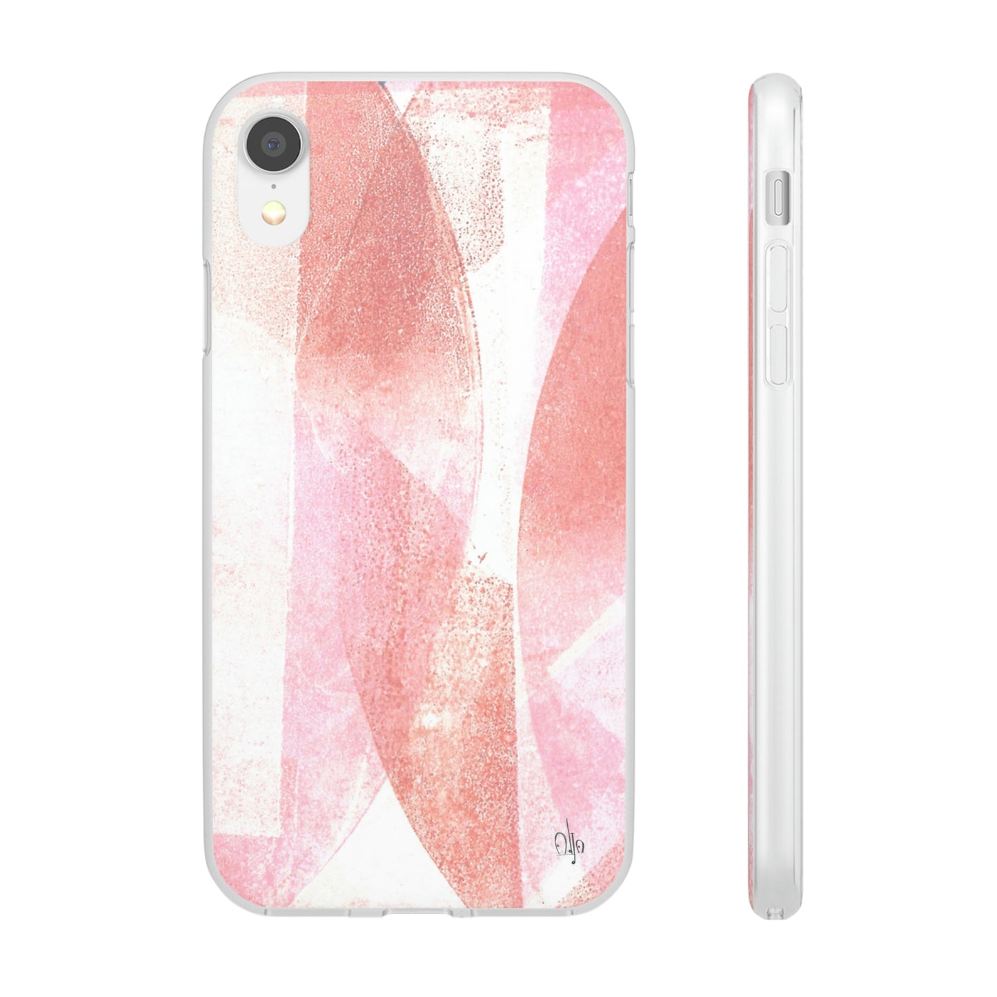 iPhone and Samsung Galaxy Flexi Phone Case Red Glass - Alja Design