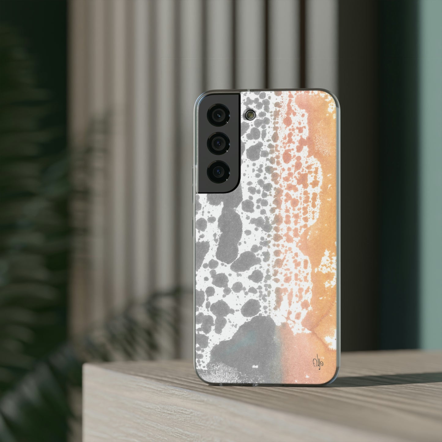 iPhone and Samsung Galaxy Flexi Phone Case Lava Waterfall - Alja Design