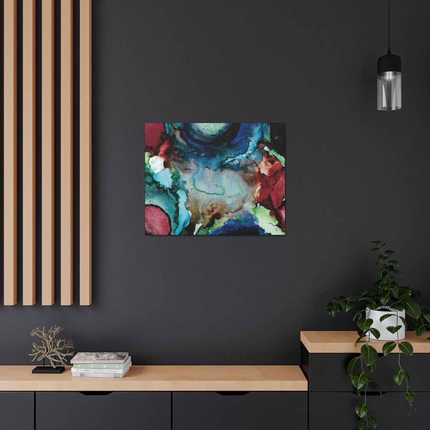 Inner Space 19 Canvas Print - Alja Design