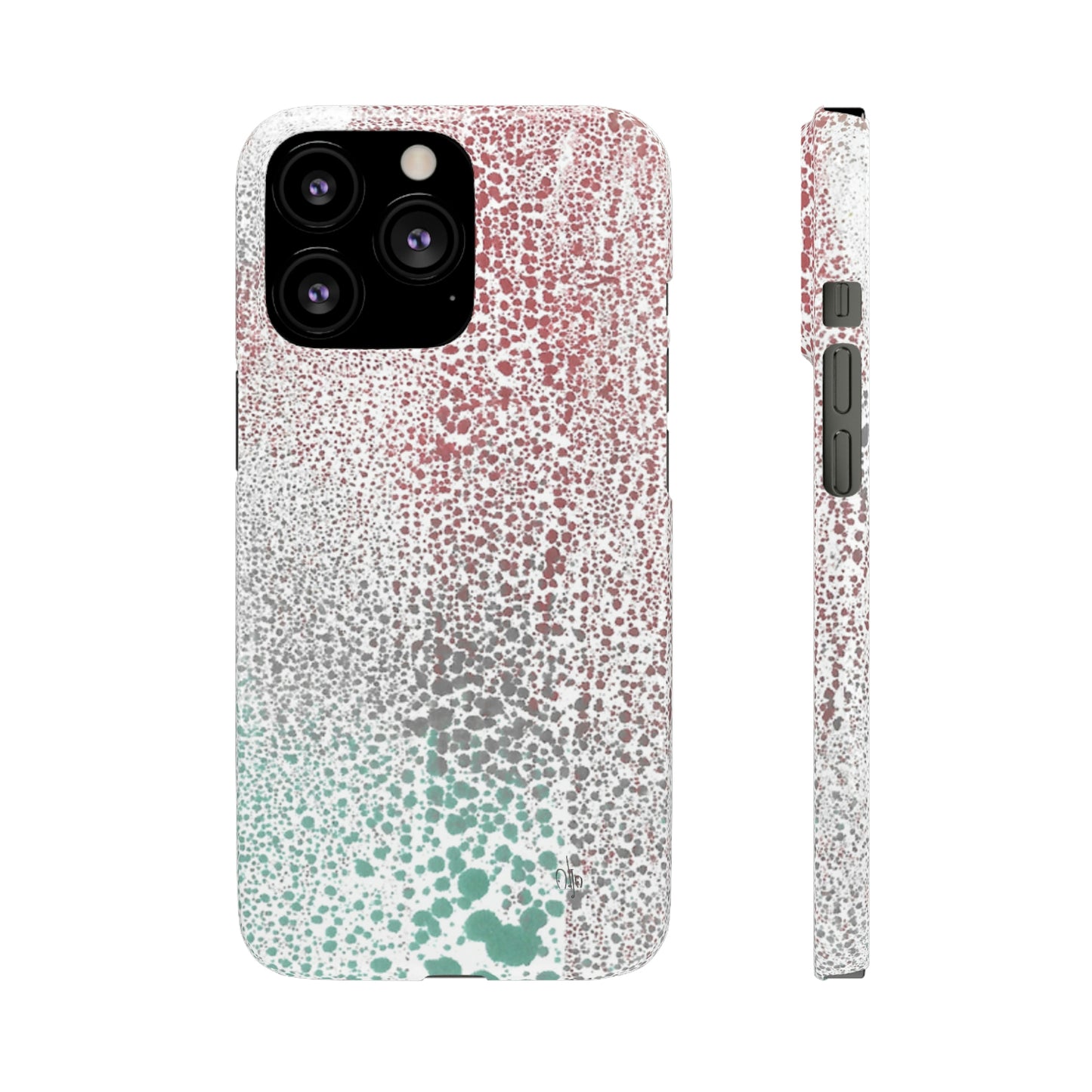 iPhone Samsung Galaxy Pixel5G Snap Case Phone Case Gradient Drip - Alja Design