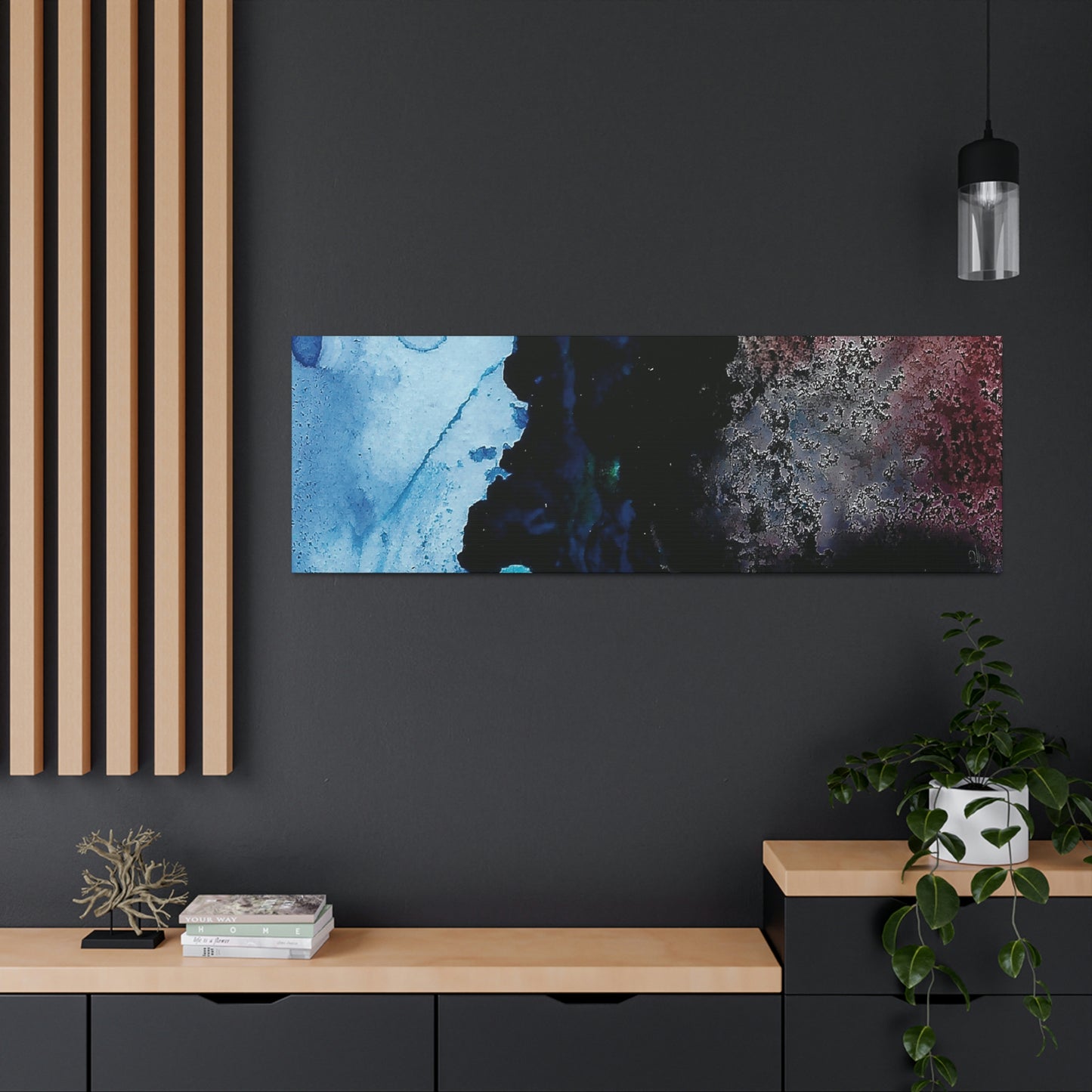 Inner Space 9 Canvas Print - Alja Design