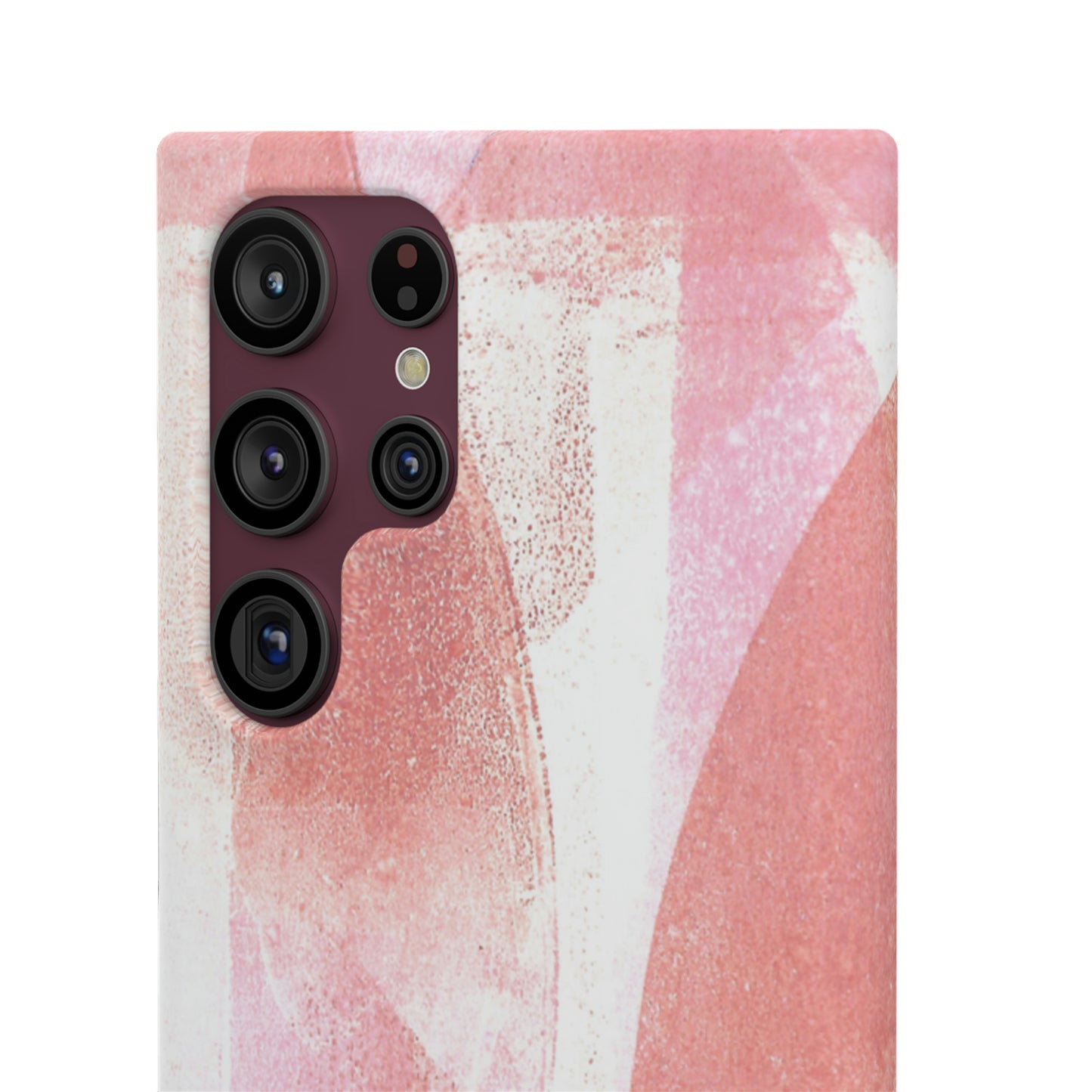 iPhone Samsung Galaxy Pixel5G Snap Case Phone Case Red Glass