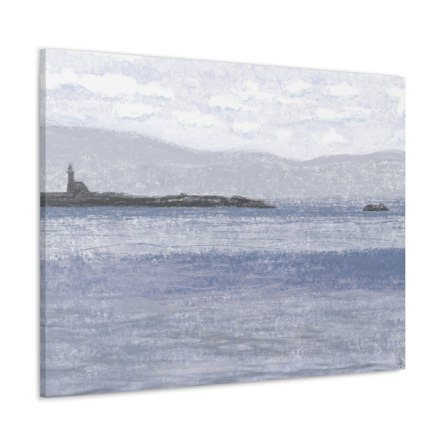 Lighthouse Point Canvas Print - Alja Design