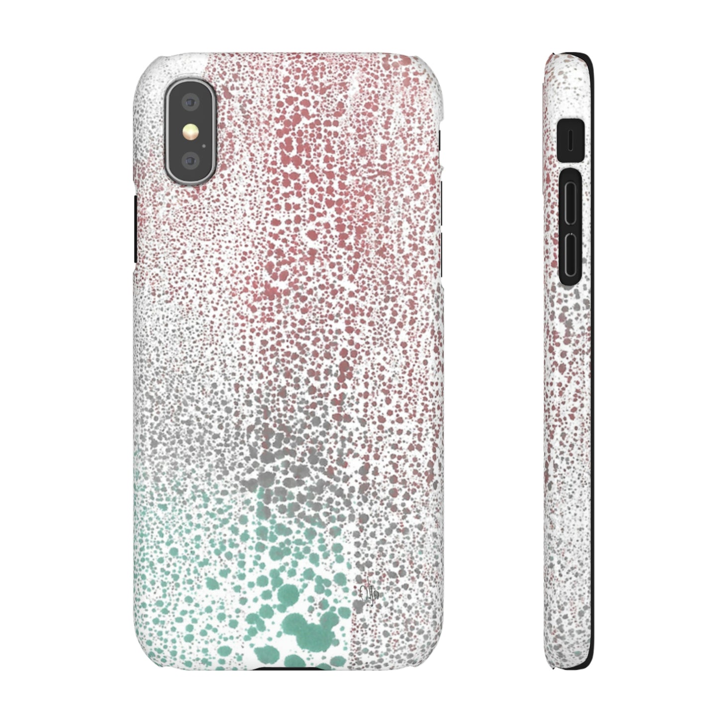 iPhone Samsung Galaxy Pixel5G Snap Case Phone Case Gradient Drip - Alja Design