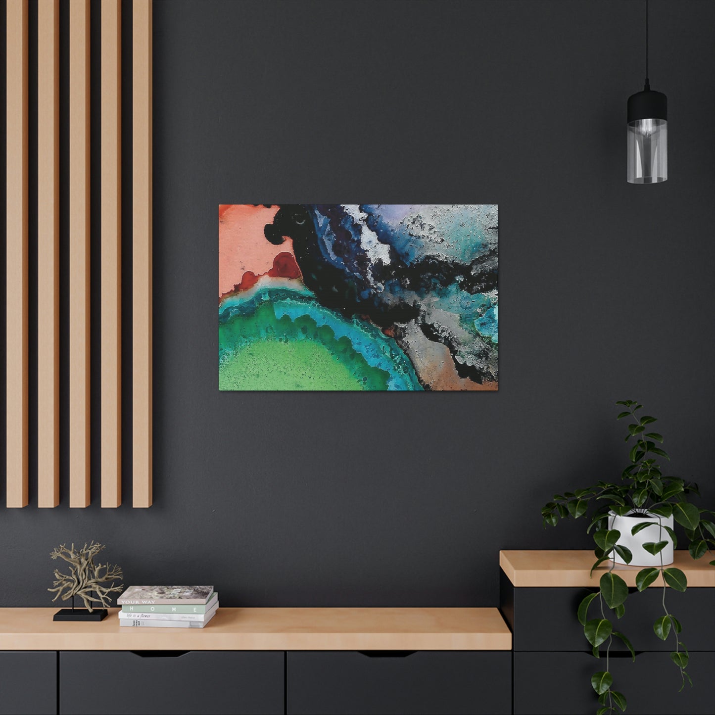 Inner Space 13 Canvas Print - Alja Design