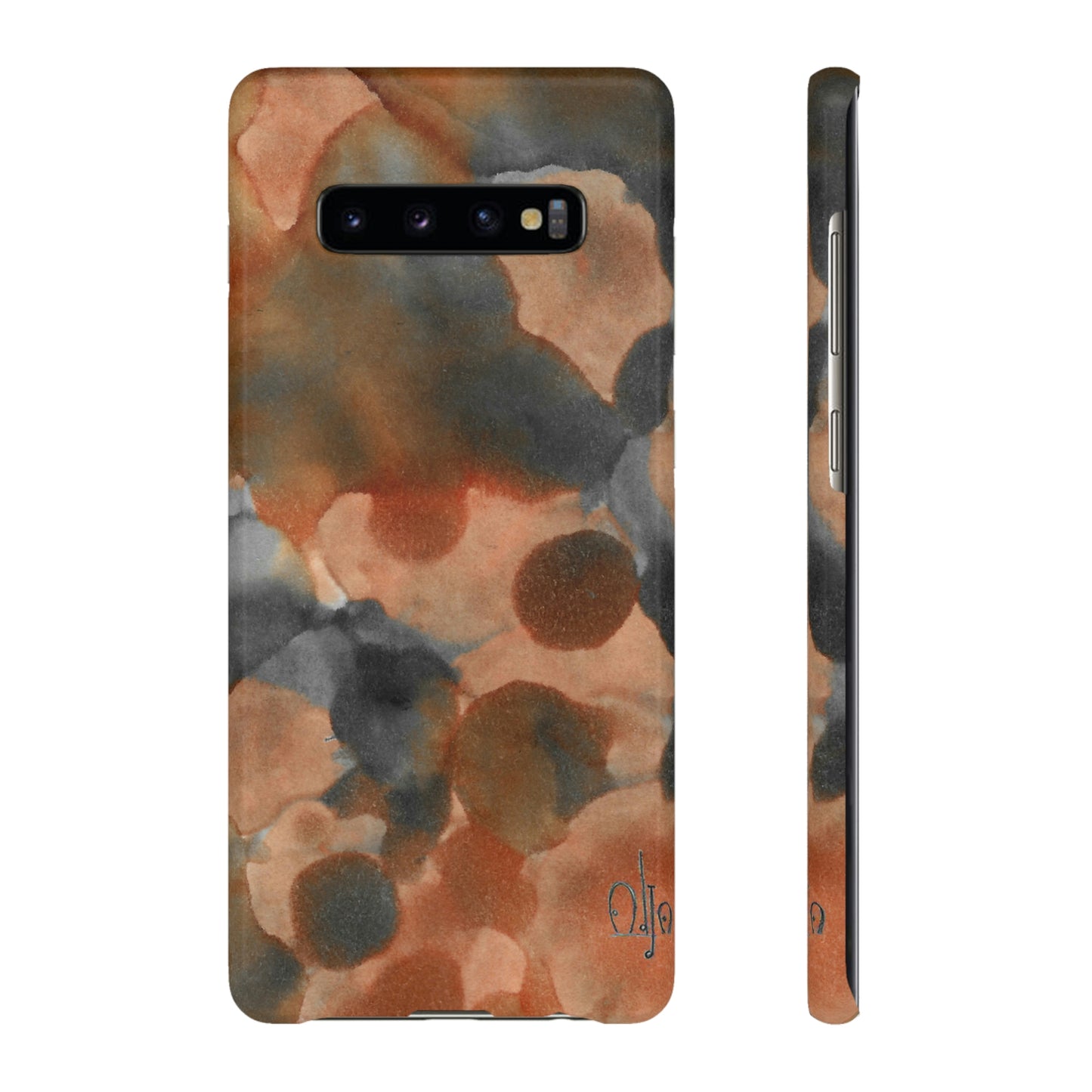 iPhone Samsung Galaxy Pixel5G Snap Case Phone Case Cool Magma - Alja Design