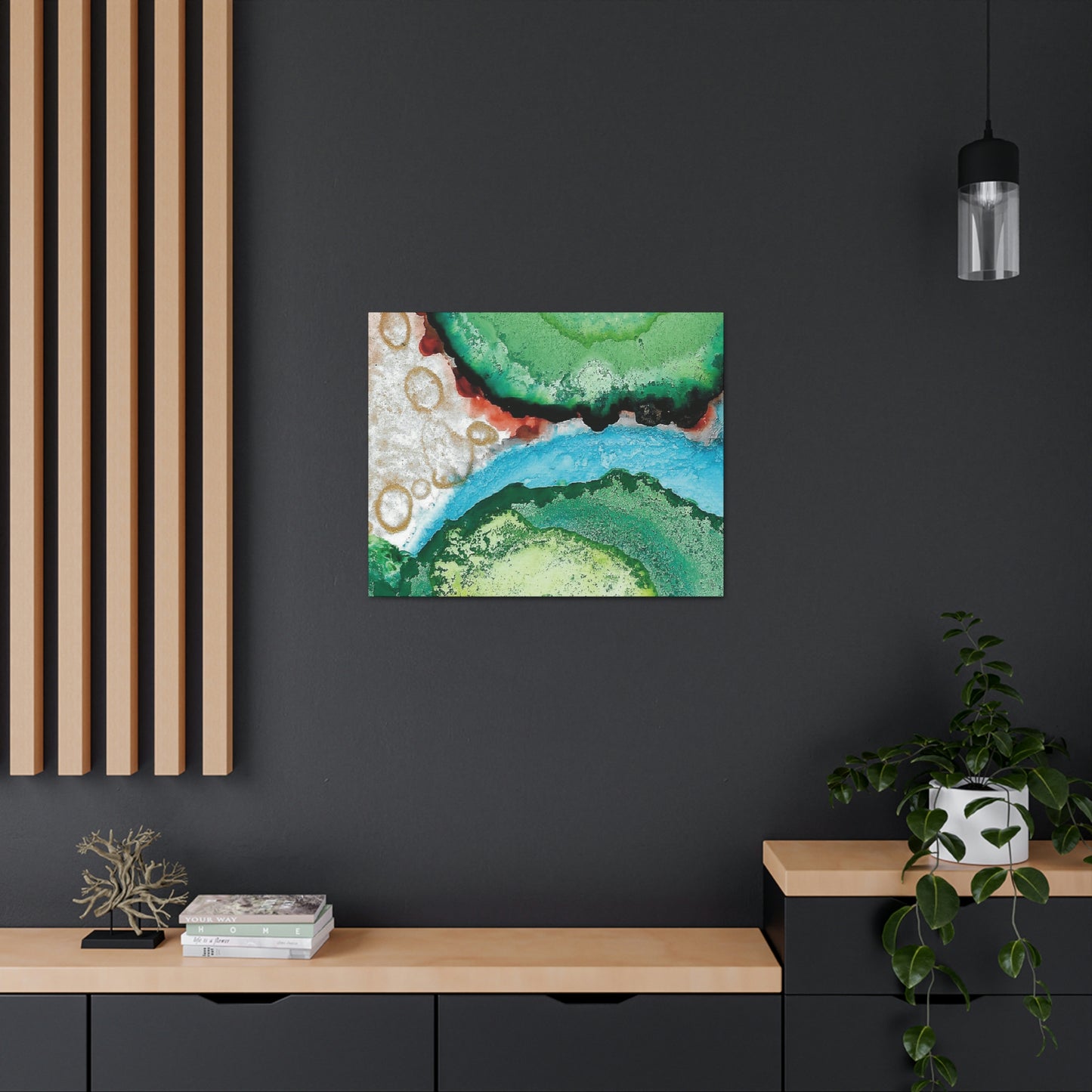 Inner Space 12 Canvas Print - Alja Design