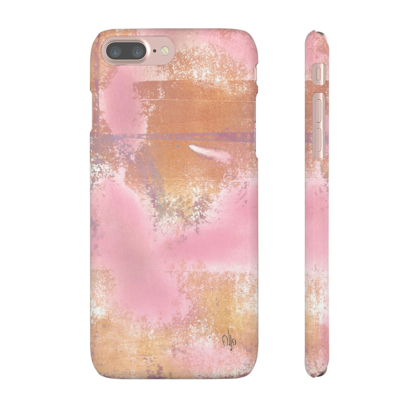 iPhone Samsung Galaxy Pixel5G Snap Case Phone Case Passionate Pink - Alja Design