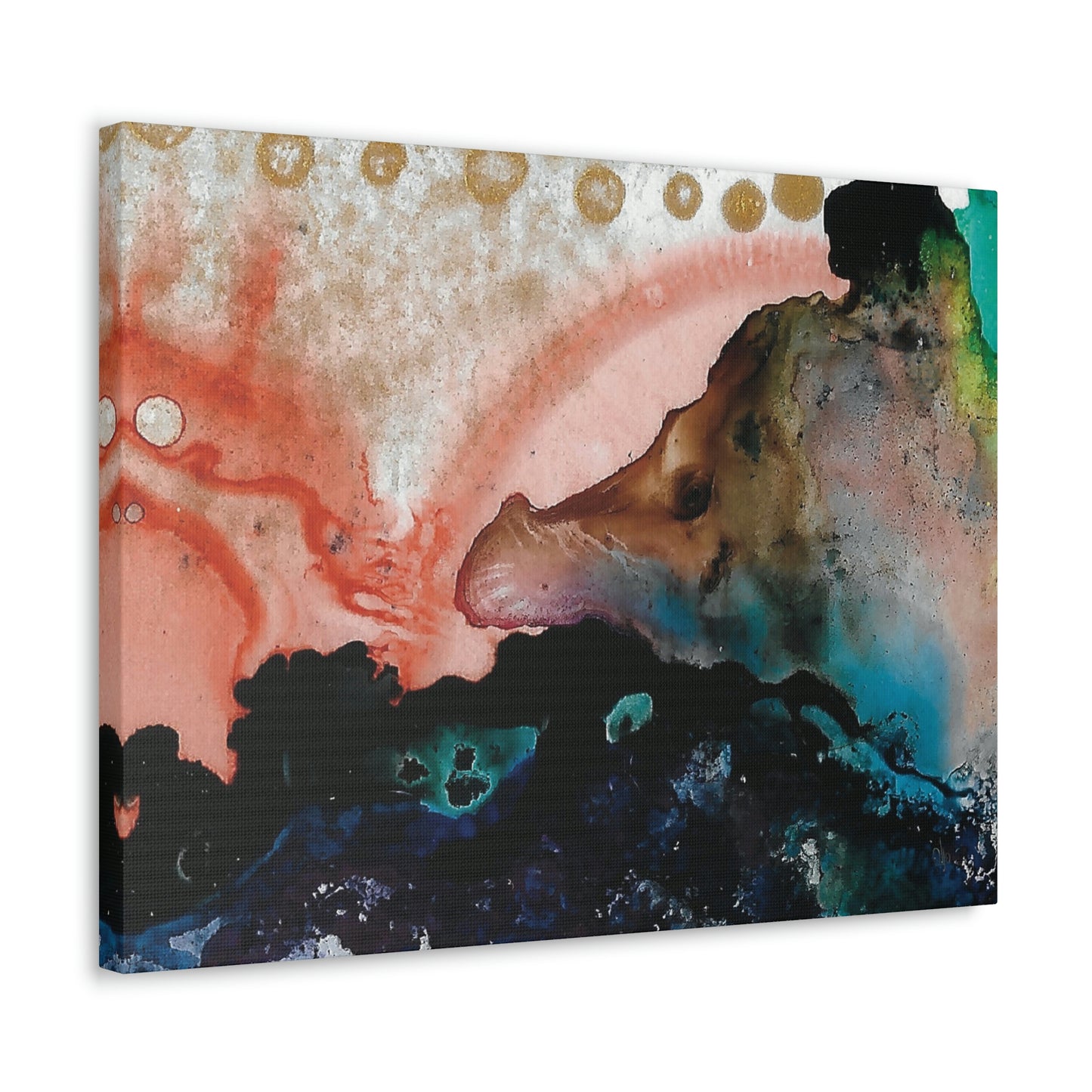 Inner Space 14 Canvas Print - Alja Design