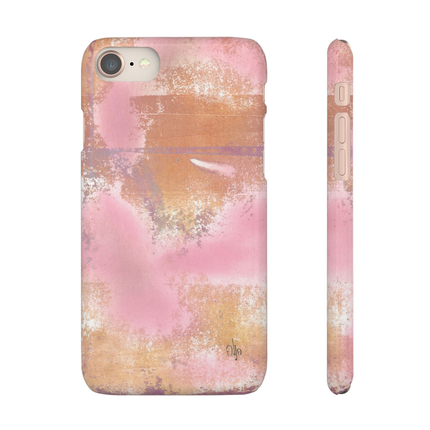 iPhone Samsung Galaxy Pixel5G Snap Case Phone Case Passionate Pink - Alja Design