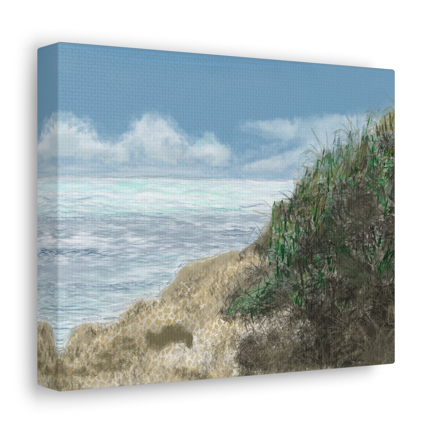 West Cliff Canvas Print - Alja Design