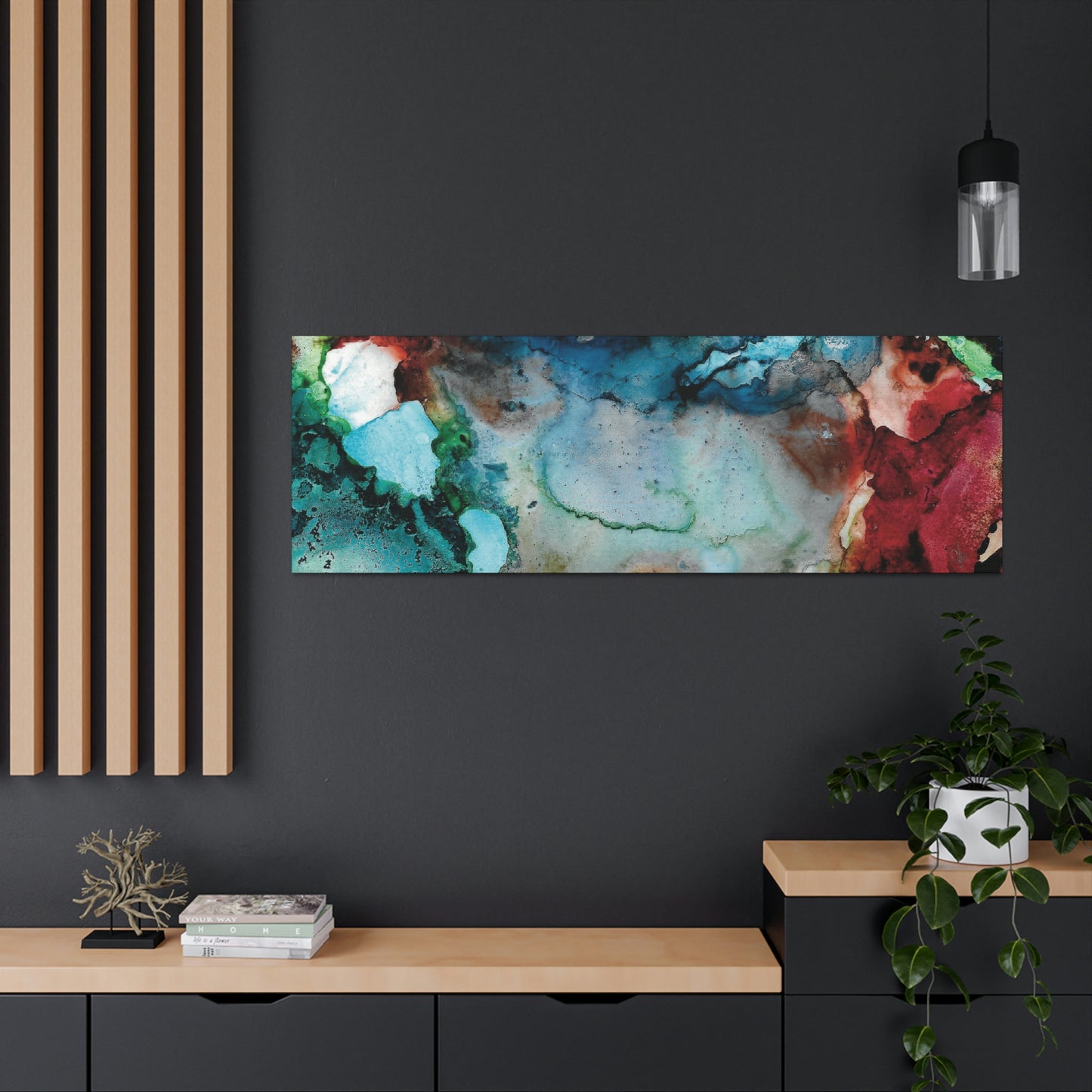 Inner Space 19 Canvas Print - Alja Design
