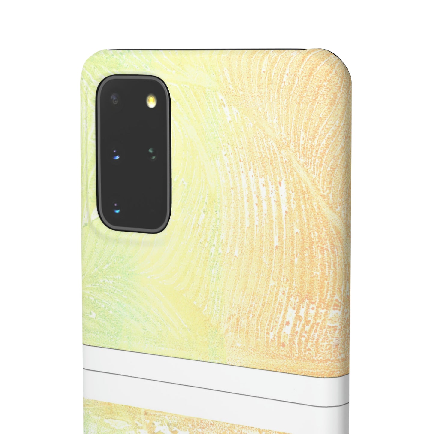 iPhone Samsung Galaxy Pixel5G Snap Case Phone Case Piña Colada with Tropical Waves - Alja Design