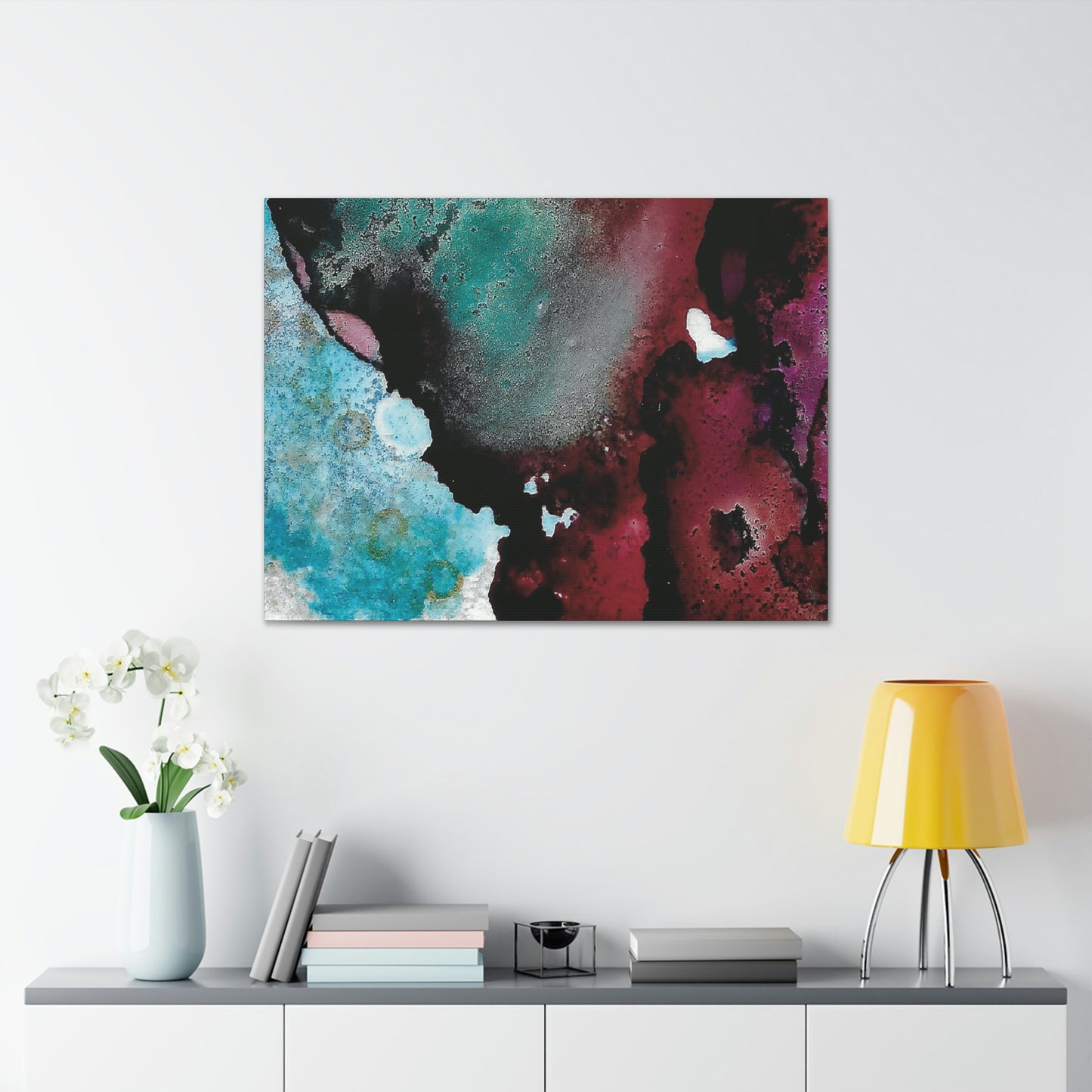 Inner Space 6 Canvas Print - Alja Design