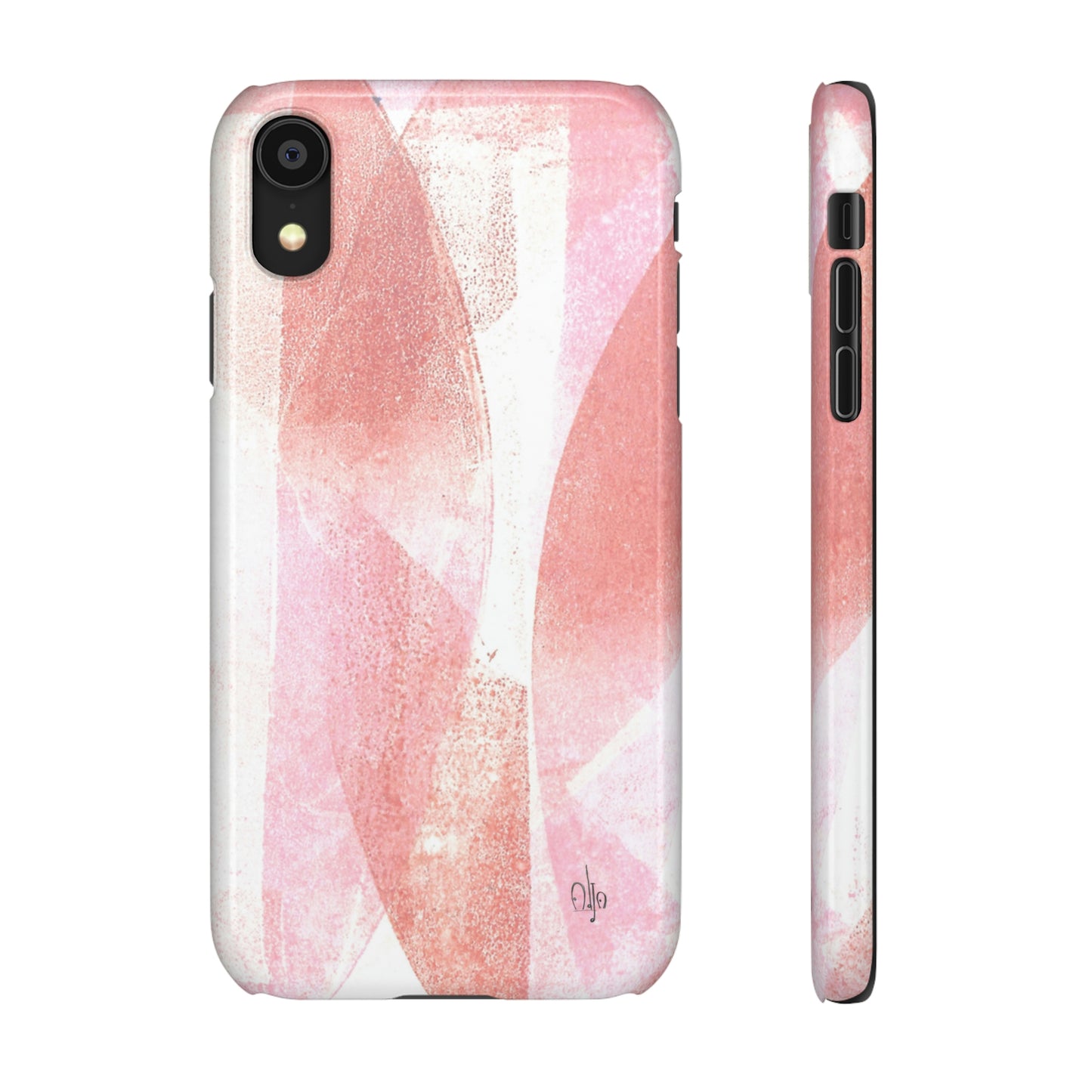 iPhone Samsung Galaxy Pixel5G Snap Case Phone Case Red Glass