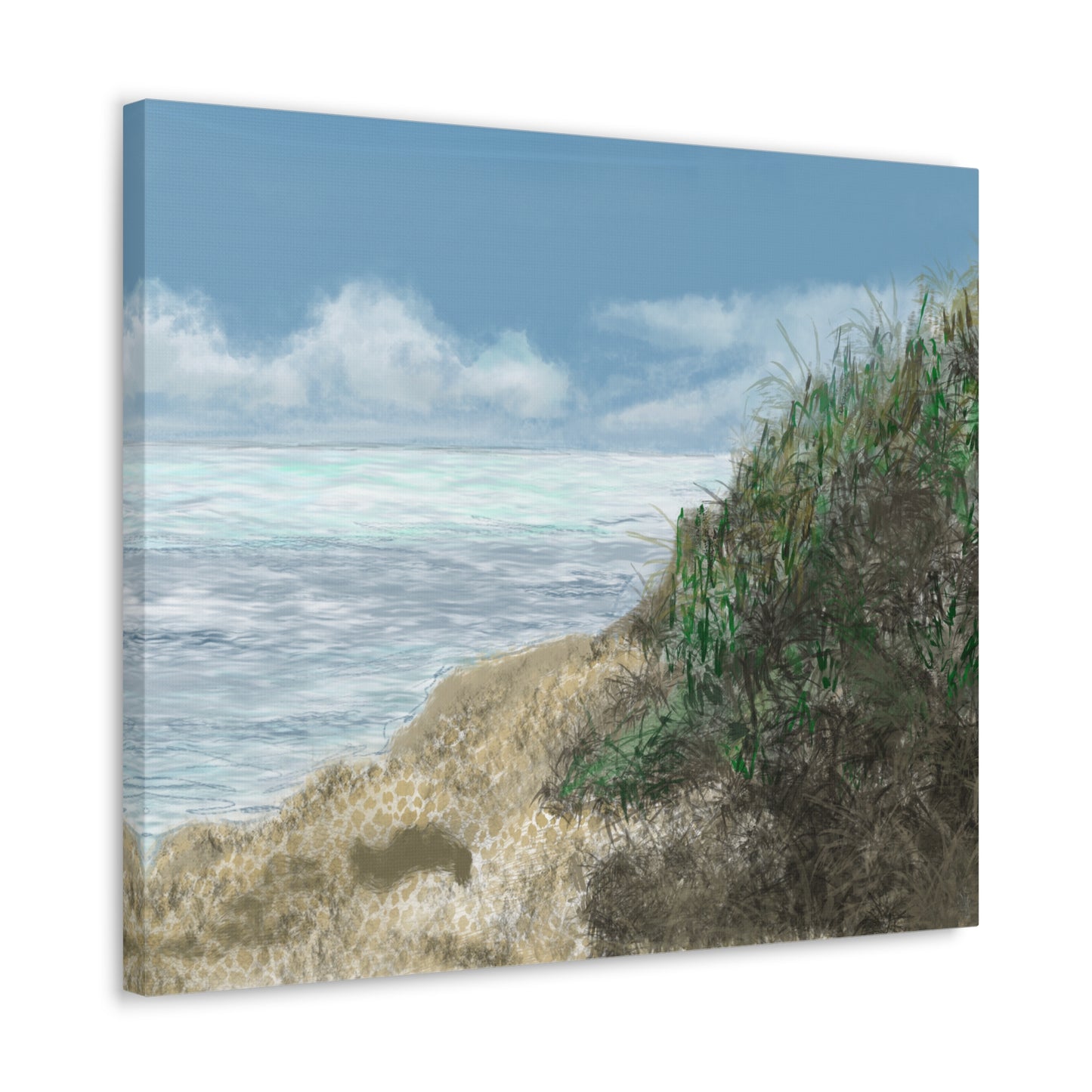 West Cliff Canvas Print - Alja Design