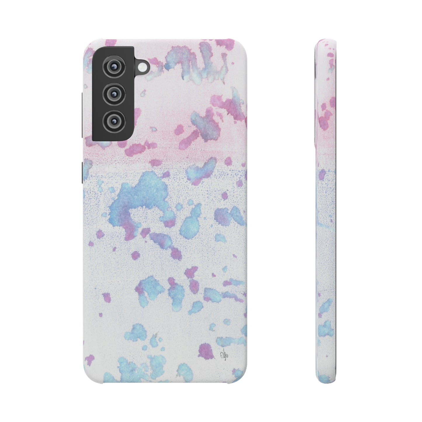 iPhone Samsung Galaxy Pixel5G Snap Case Phone Case Mineral Splashes - Alja Design