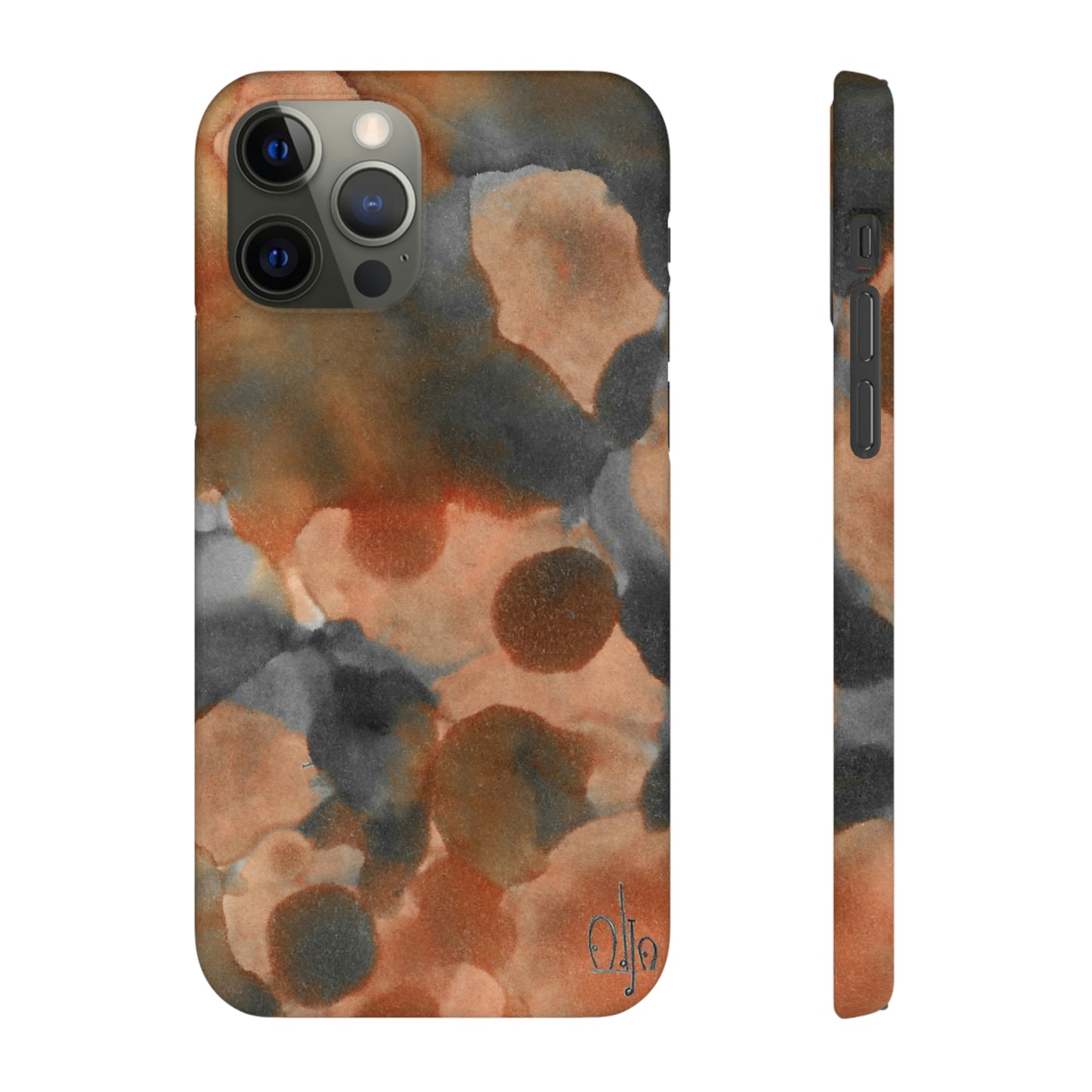 iPhone Samsung Galaxy Pixel5G Snap Case Phone Case Cool Magma - Alja Design