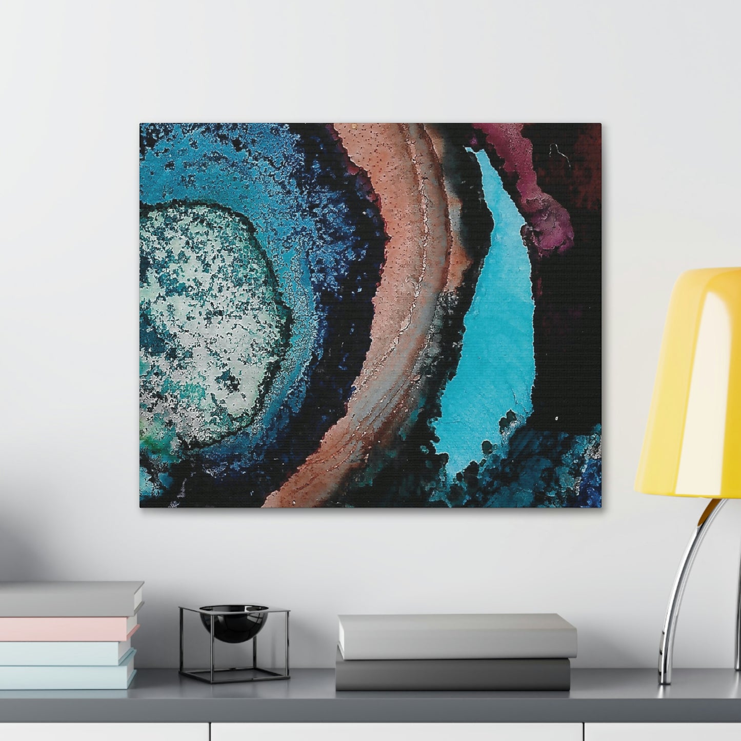 Inner Space 10 Canvas Print - Alja Design