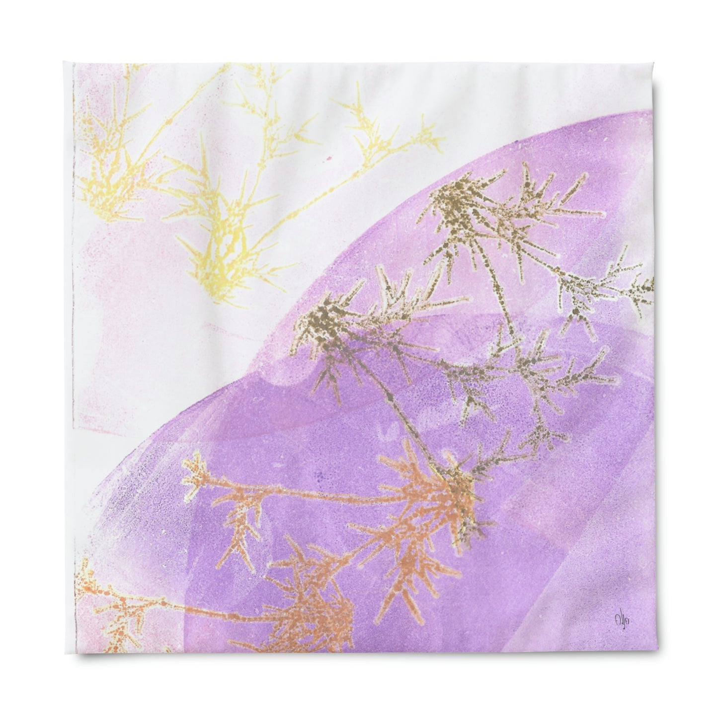 Purple Galaxy Duvet Cover - Alja Design