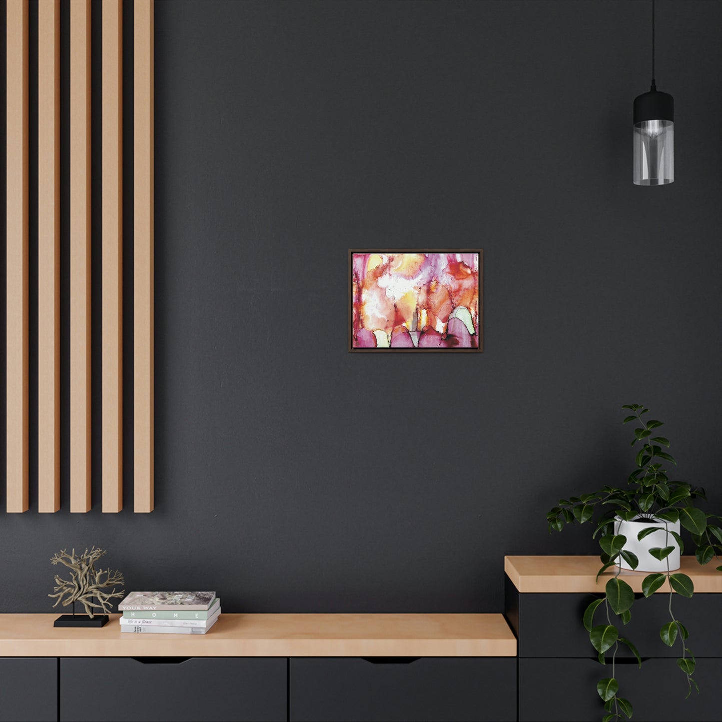 Off the Grid 12 Framed Canvas Print - Alja Design