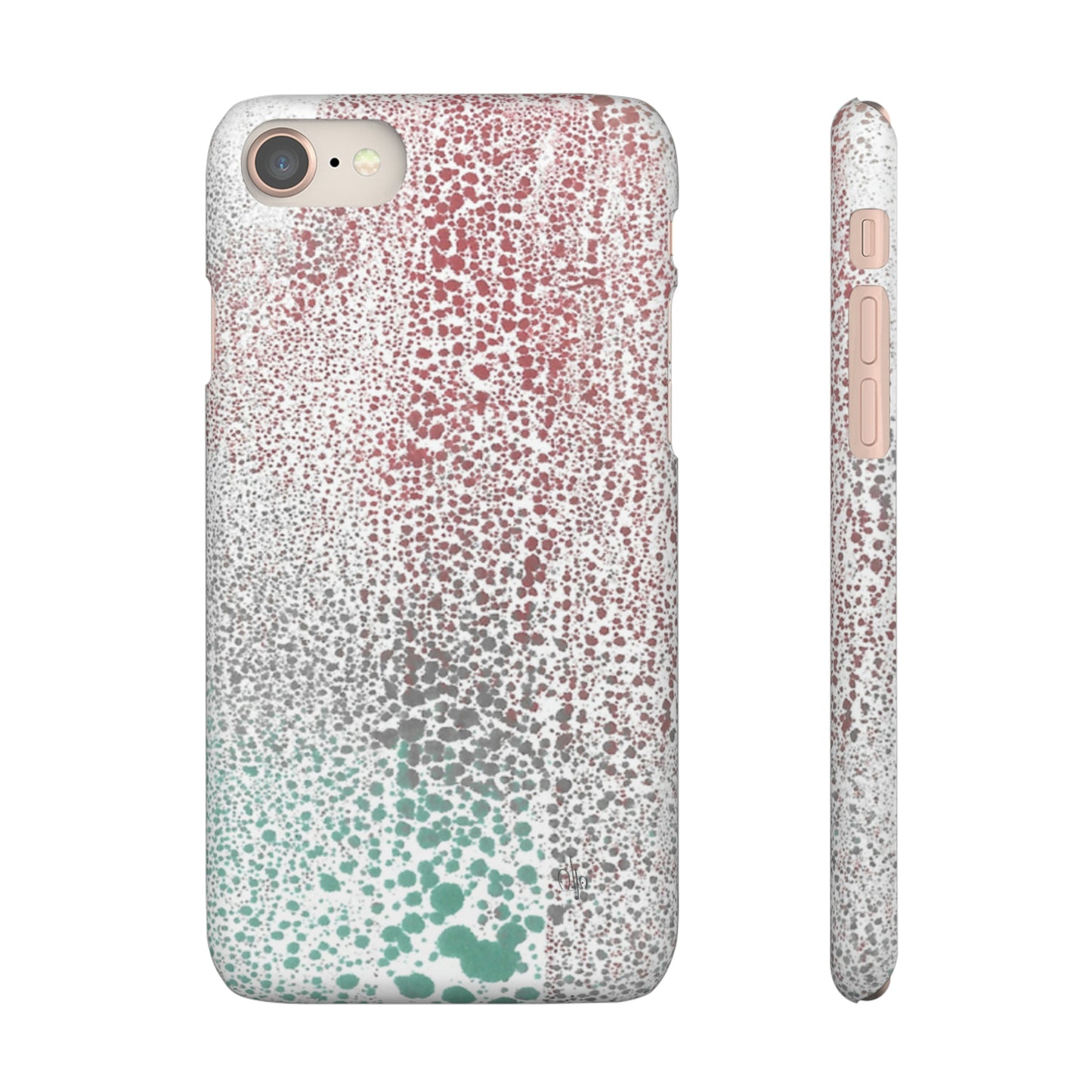 iPhone Samsung Galaxy Pixel5G Snap Case Phone Case Gradient Drip - Alja Design
