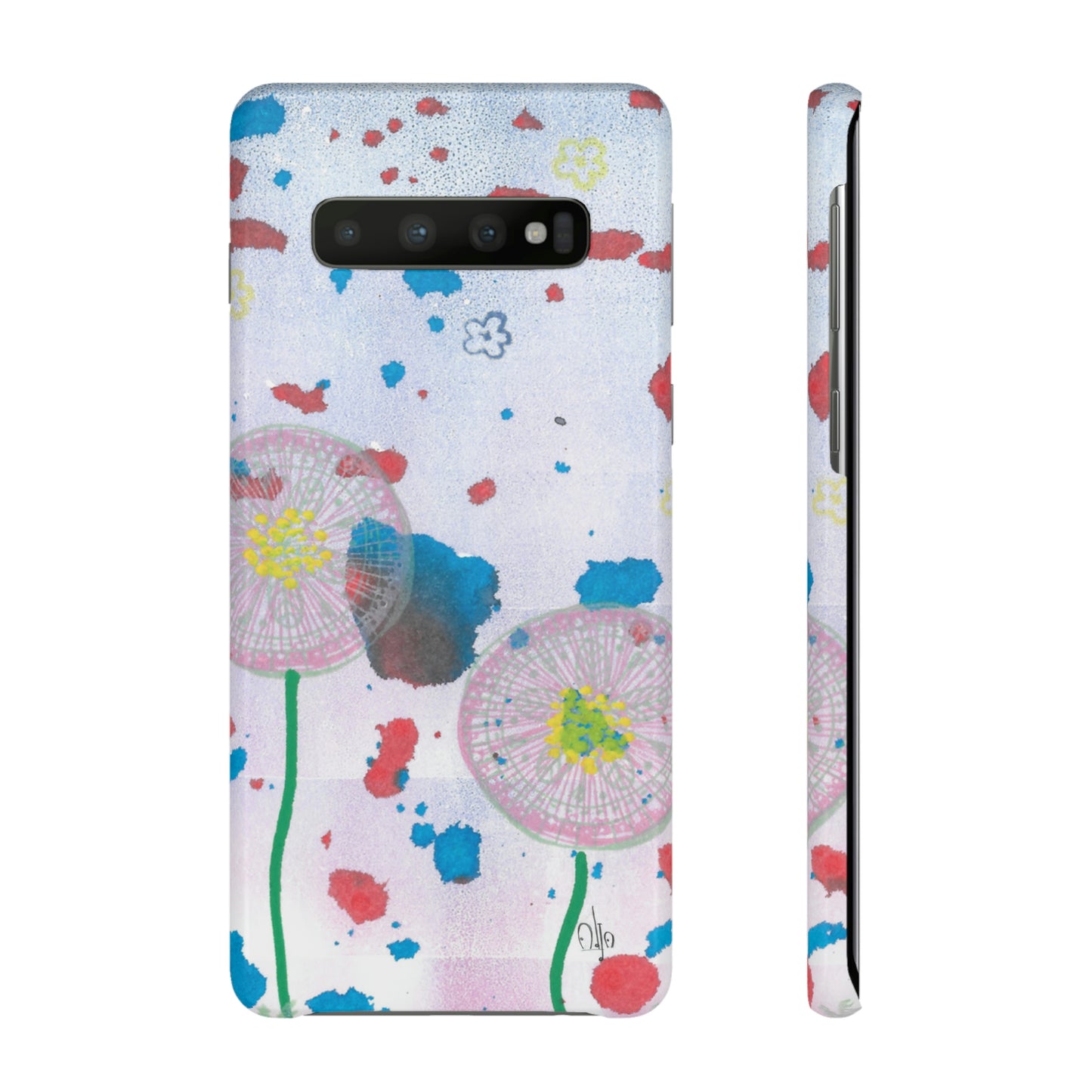 iPhone Samsung Galaxy Pixel5G Snap Case Phone Case Dandelion Party - Alja Design