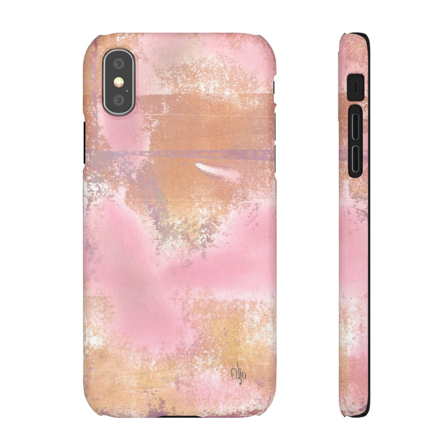 iPhone Samsung Galaxy Pixel5G Snap Case Phone Case Passionate Pink - Alja Design