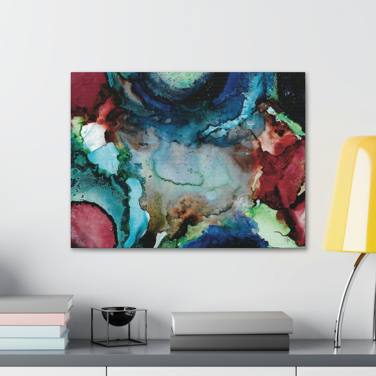 Inner Space 19 Canvas Print - Alja Design