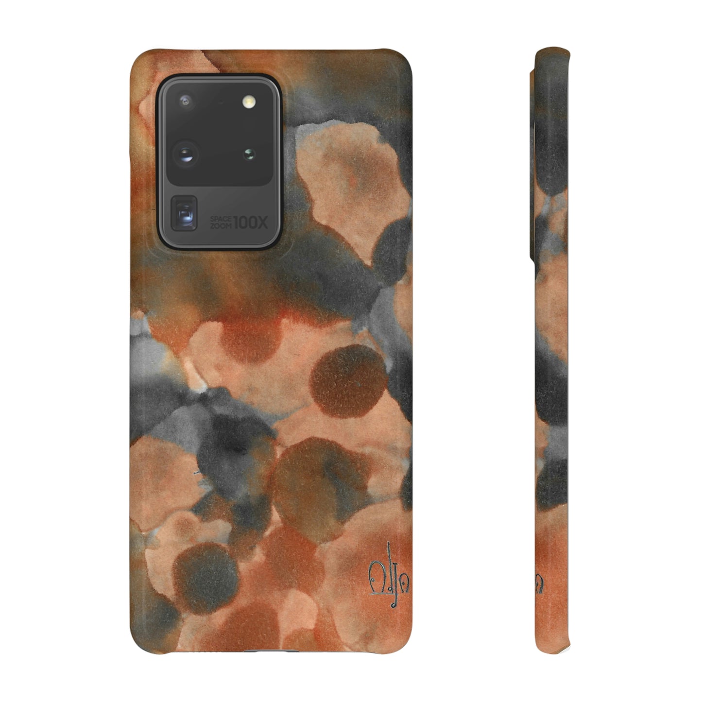 iPhone Samsung Galaxy Pixel5G Snap Case Phone Case Cool Magma - Alja Design