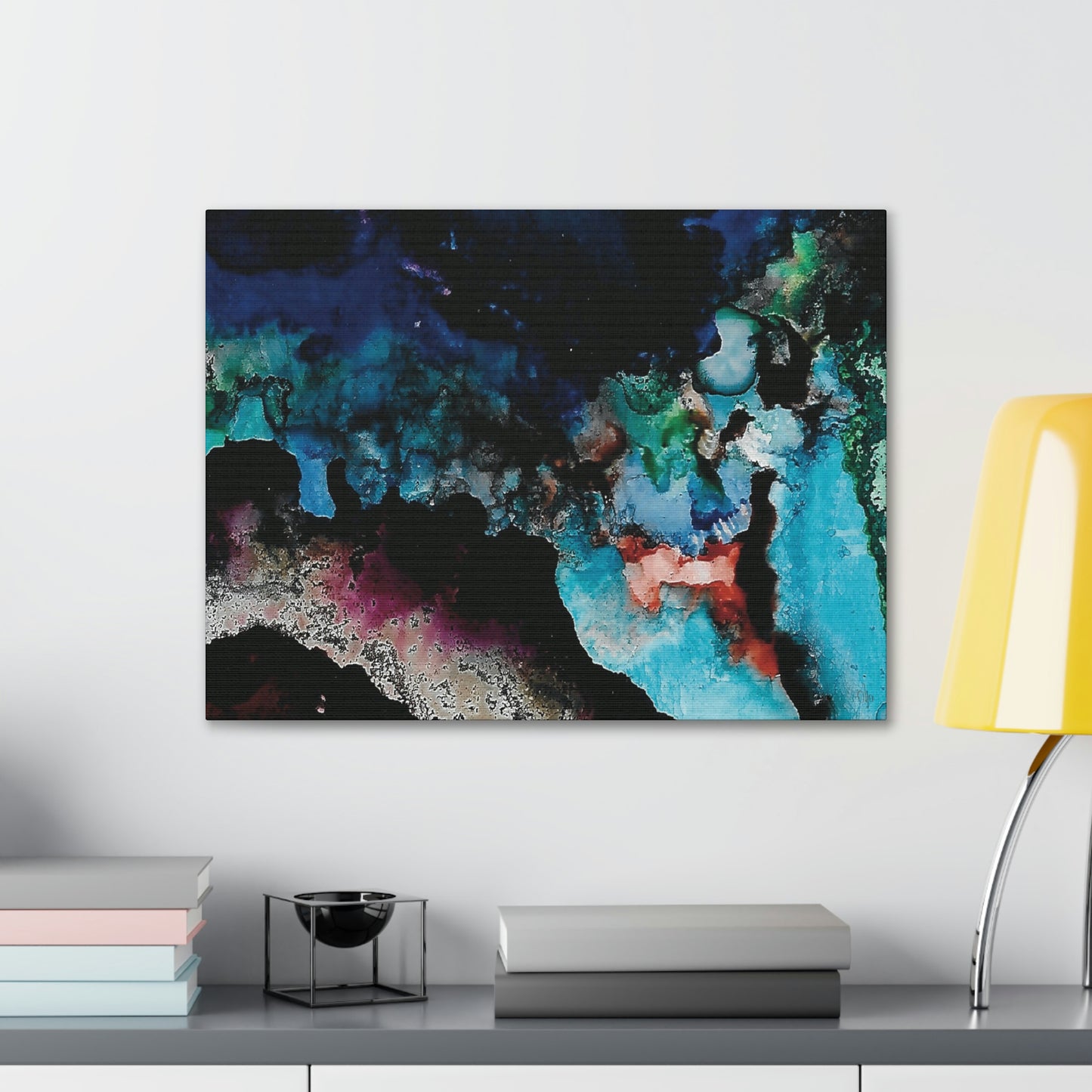 Inner Space 3 Canvas Print - Alja Design