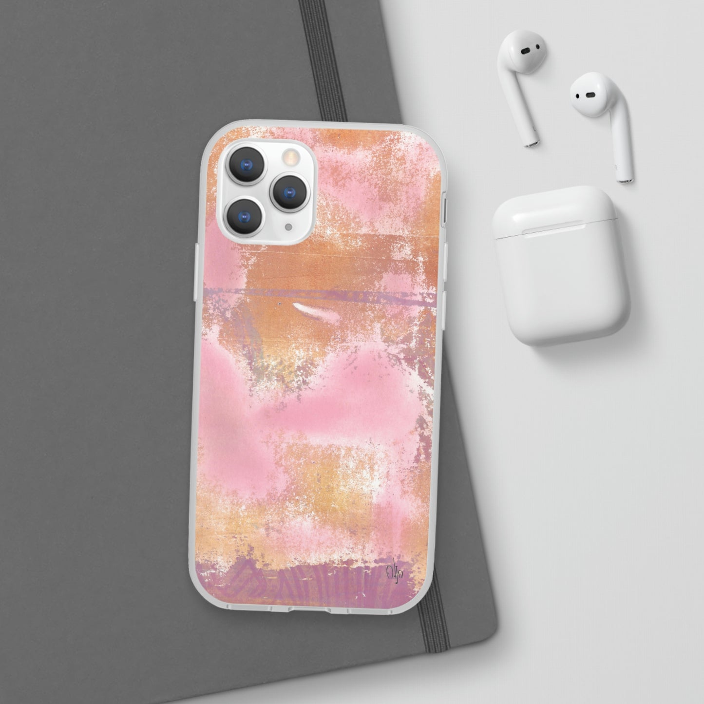 iPhone and Samsung Galaxy Flexi Phone Case Passionate Pink - Alja Design